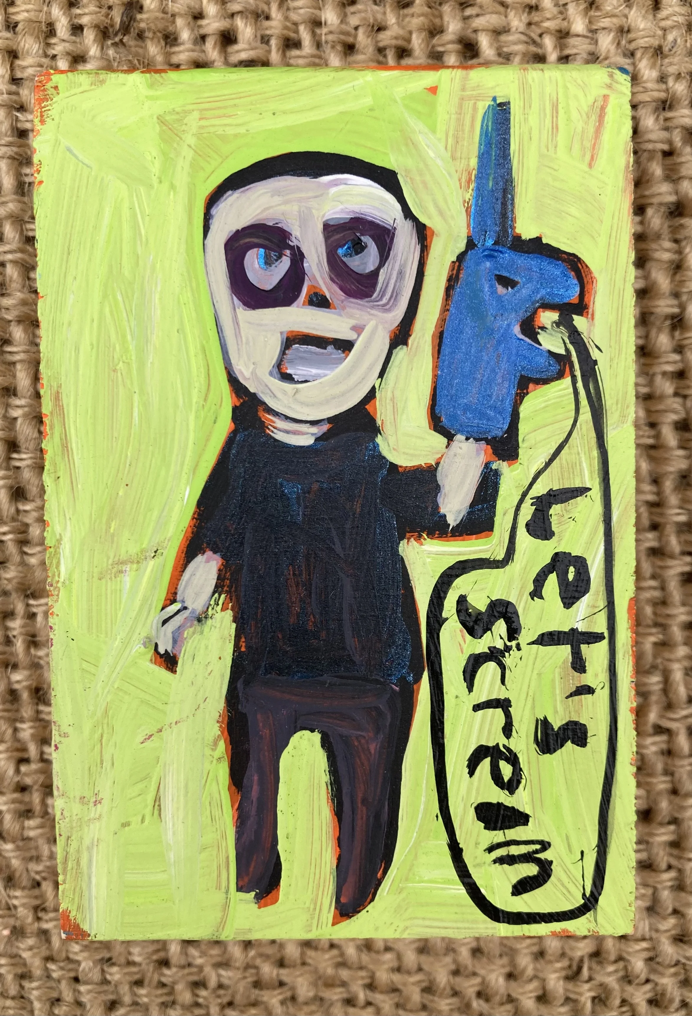 Scream Puppet 2 1/2x3 1/2 inches $35