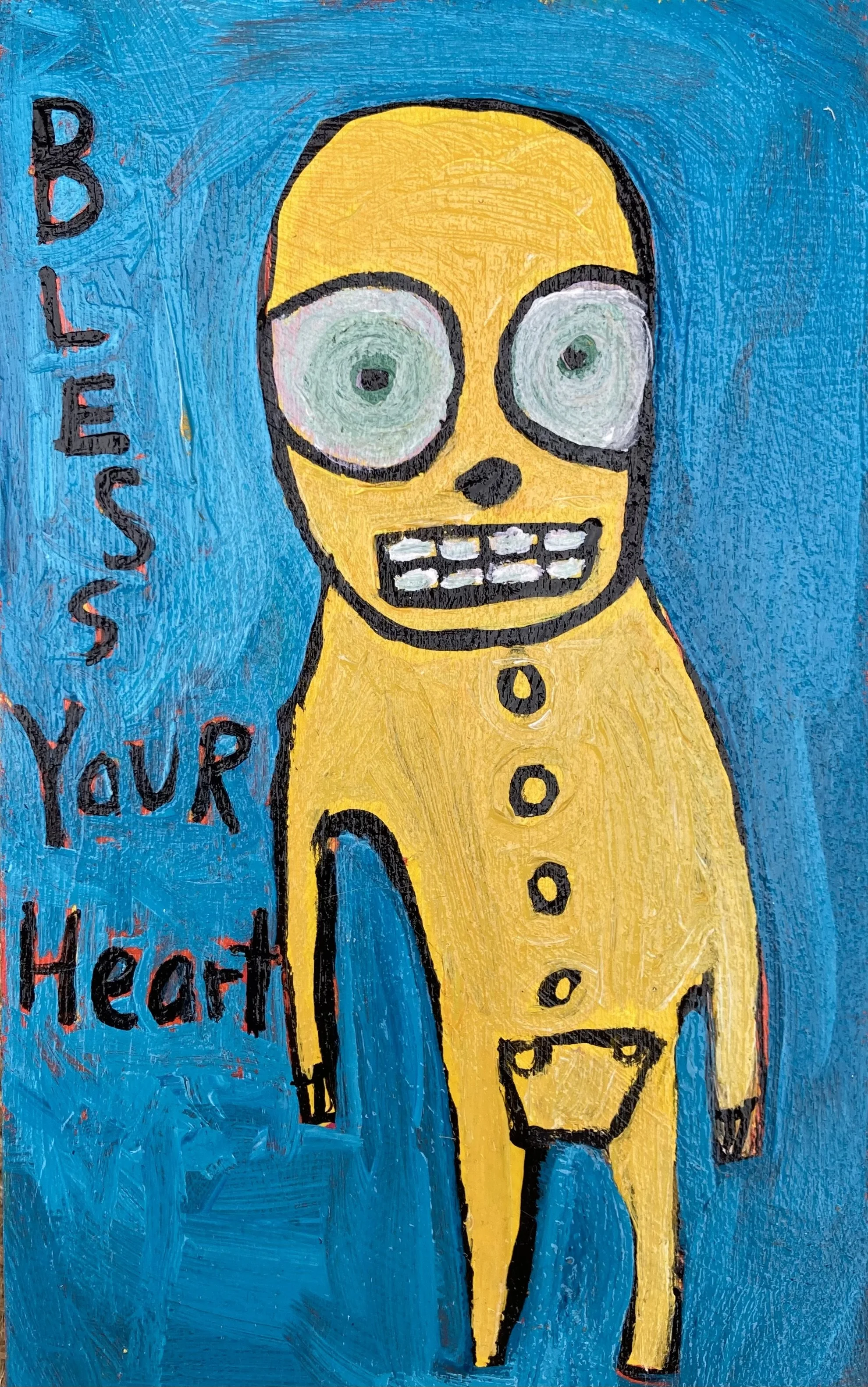 Bless Your Heart 4x6 1/2 inches $45