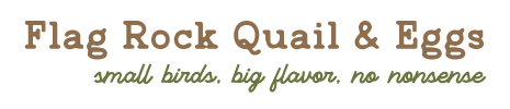 FLAG ROCK QUAIL &amp; EGGS