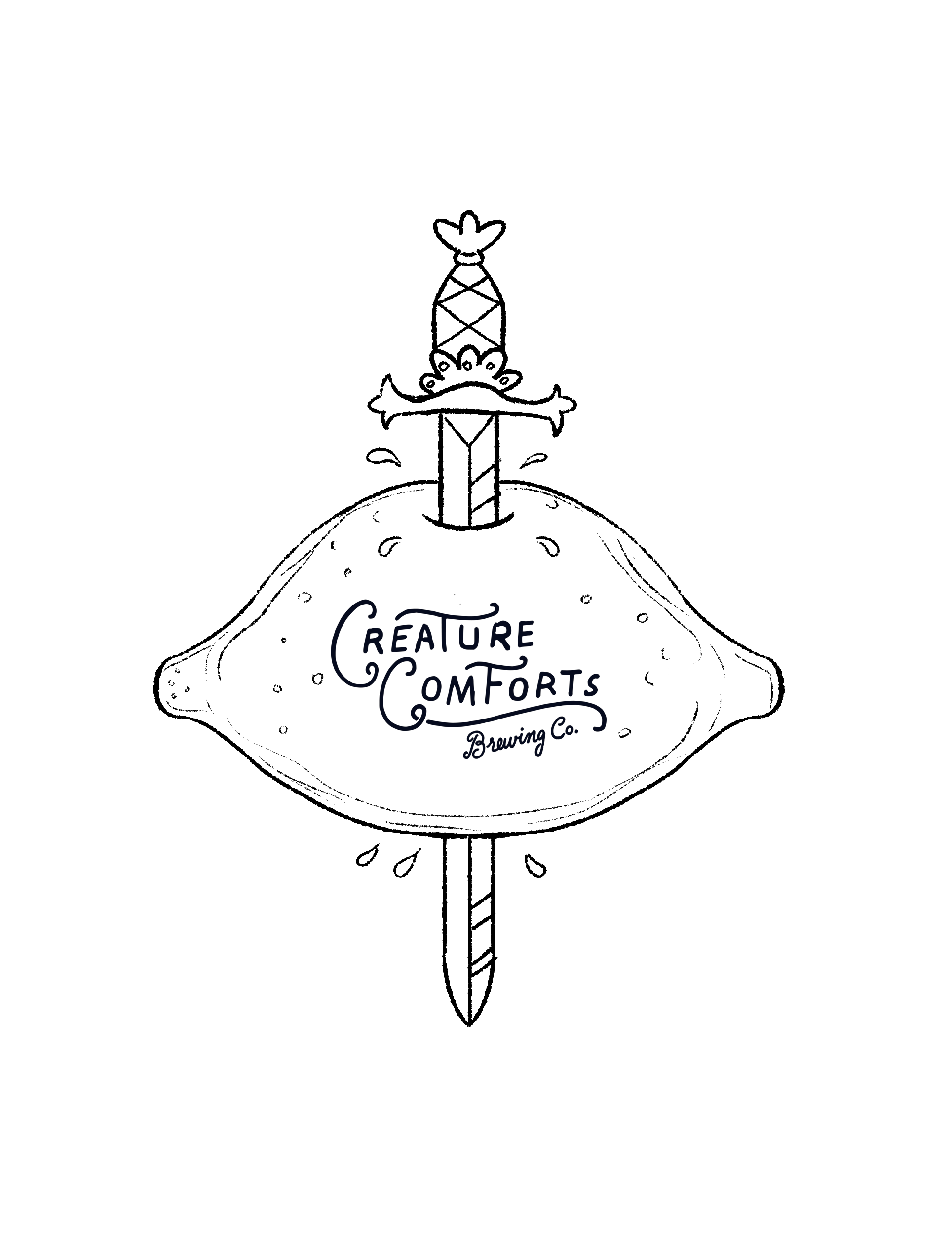 Rough sketch for t shirt design