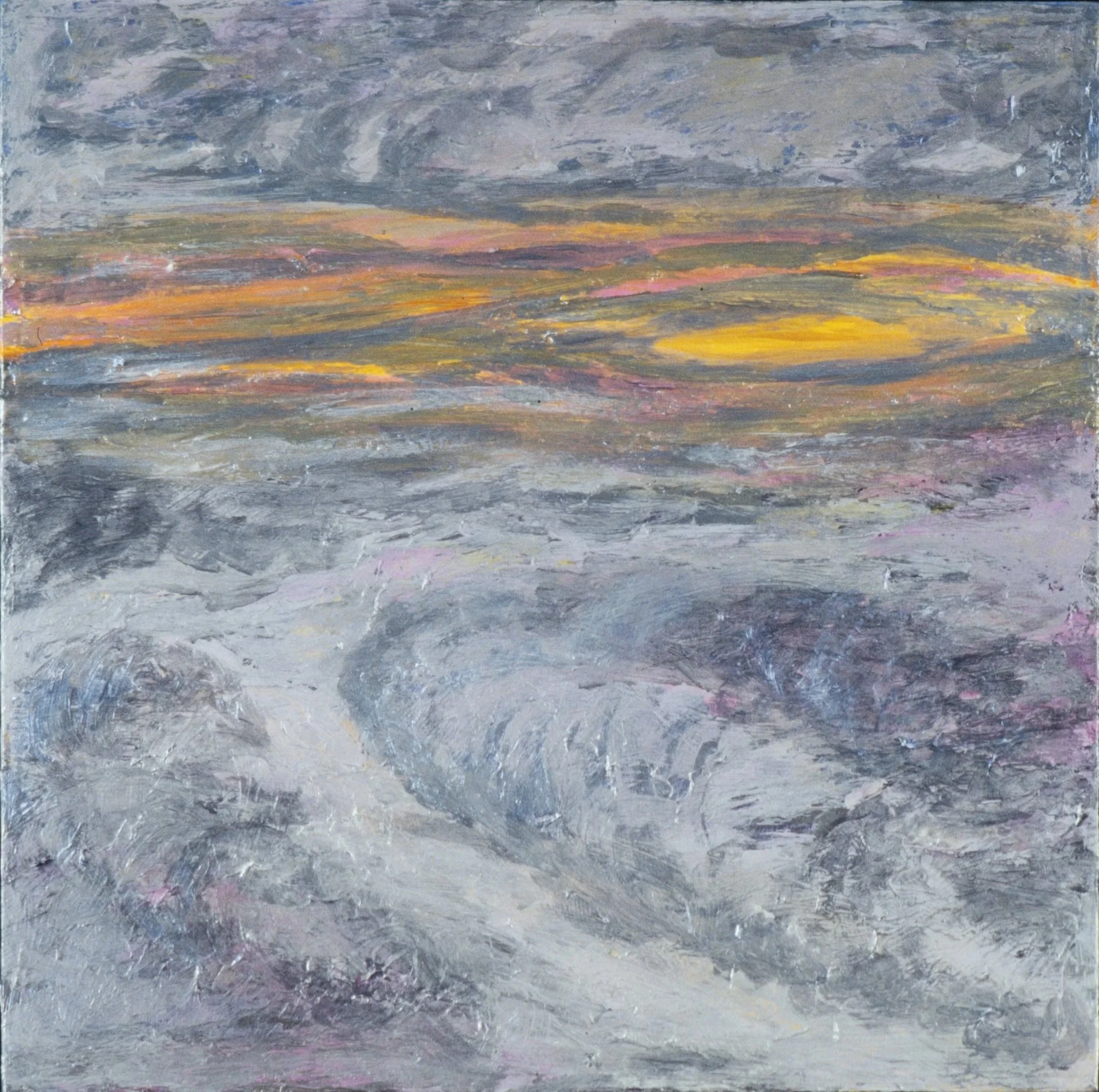 Sunrise at 35,000 Feet 12"x12"