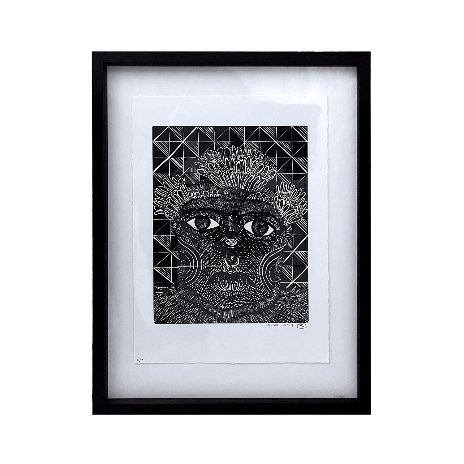 "People In Shadow and Light"
Woodcut Block Print
14" x 18"