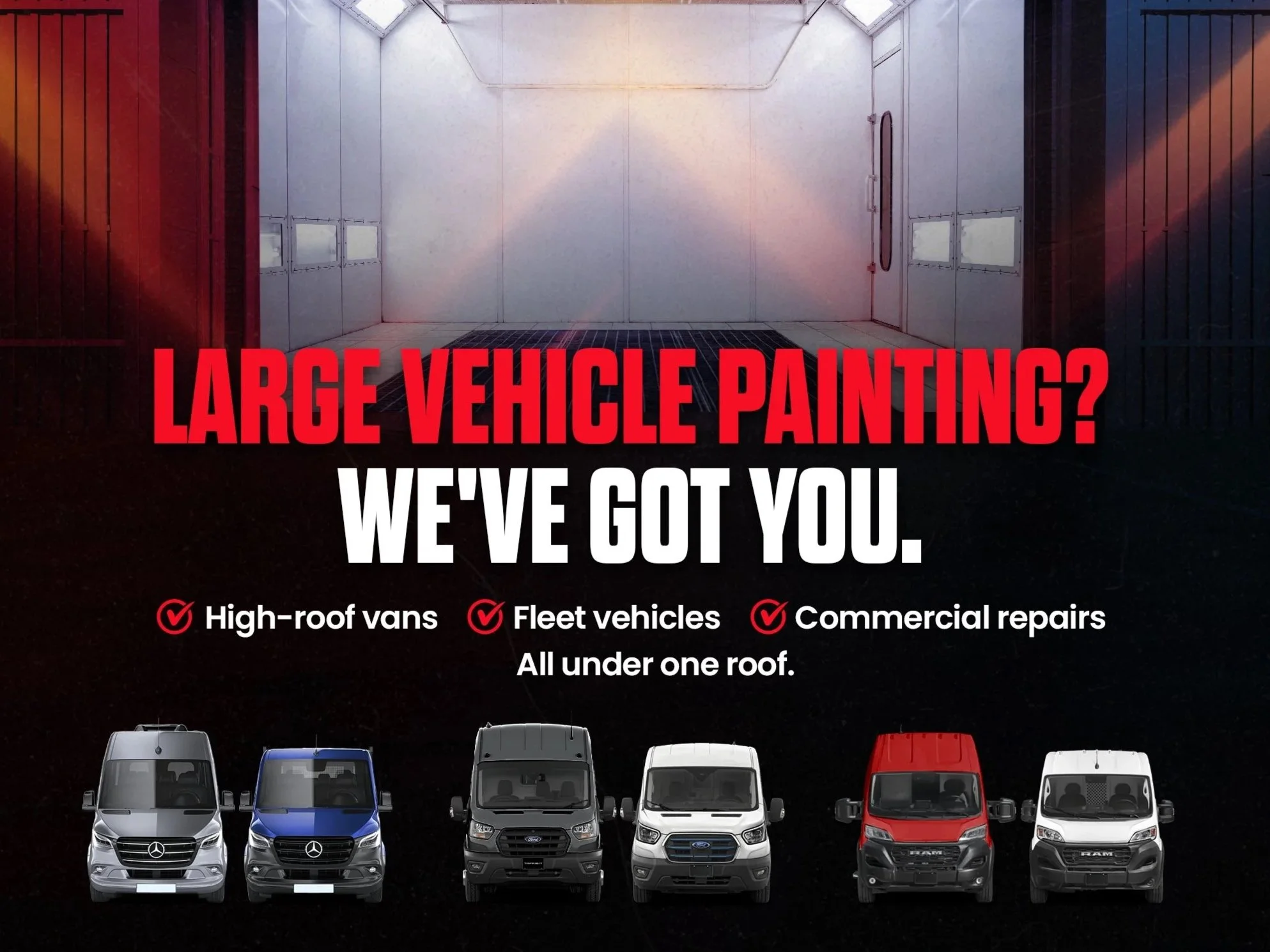 Large Vehicle Painting &amp; Collision Repair in Oxnard 