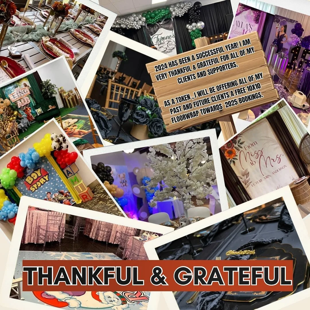 2024 Does Not Owe Us NOTHING 💜🎉
I Stepped Out &amp; God Did Not Disappoint, I&rsquo;m Ready For 2025 🎉🎉

As A Token Of Appreciation I&rsquo;m Offering FREE Floorwraps For New 2025 Bookings . 
Offer End: December 31, 2024 

Secure Your Booking Her