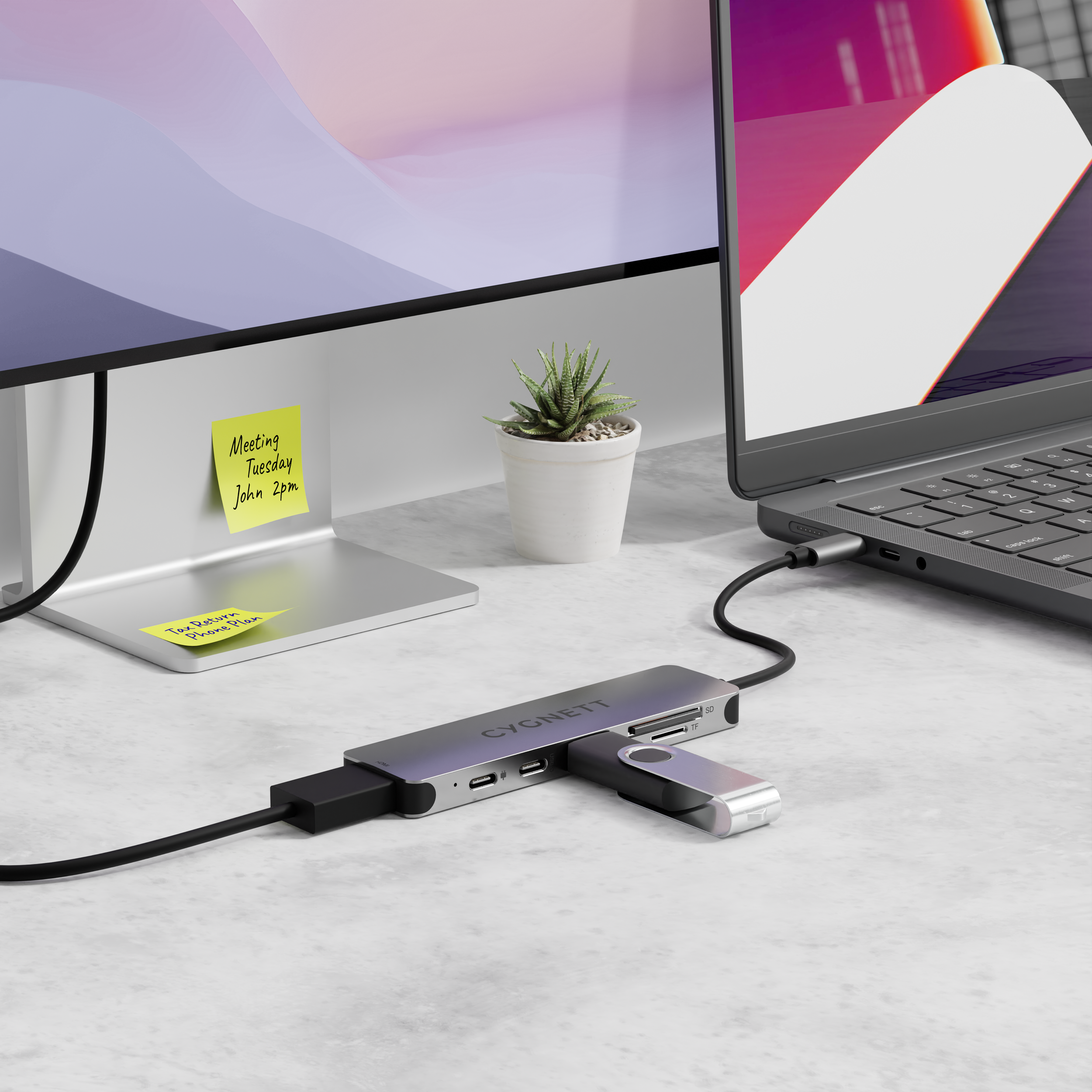 CY4359HUBAL Power & Connect 6-in-1 USB-C Hub - Image 4 (5) Editted.png