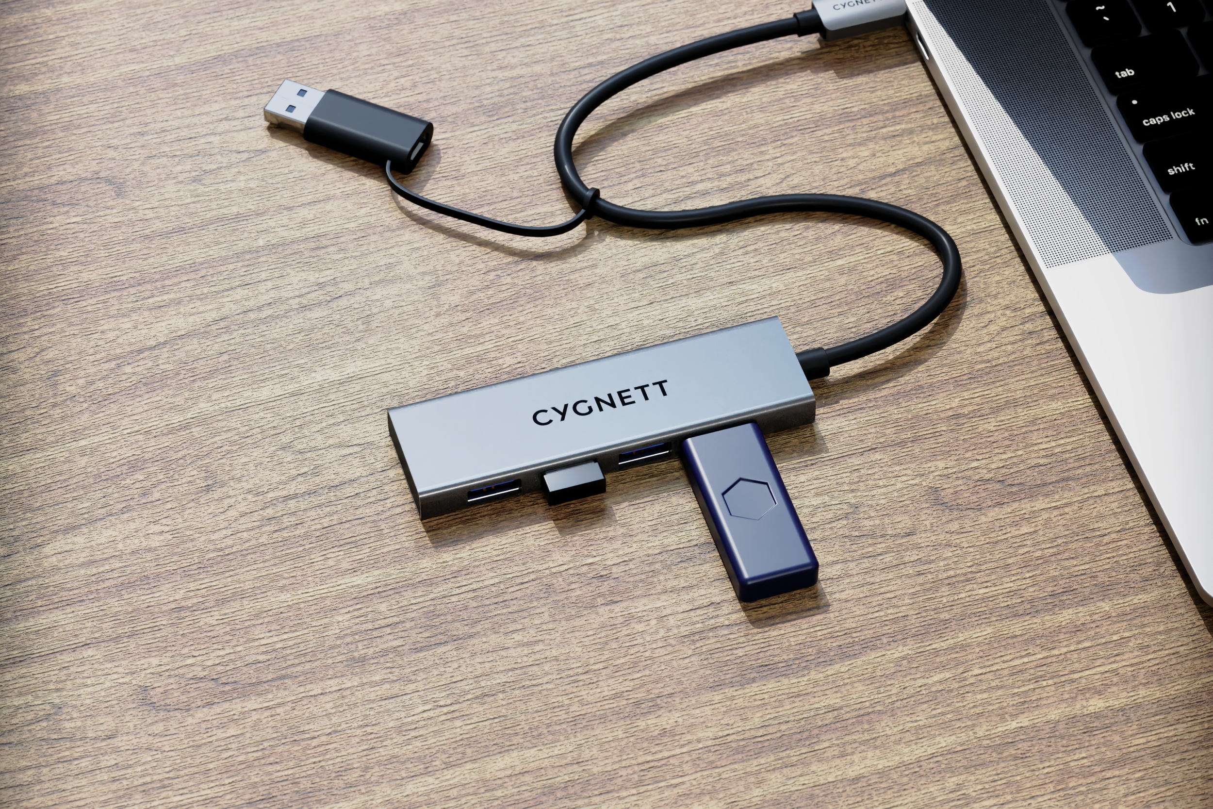 CY5388CYHUB-Unite 4-in-1 USB-C to USB-A Hub (2).png