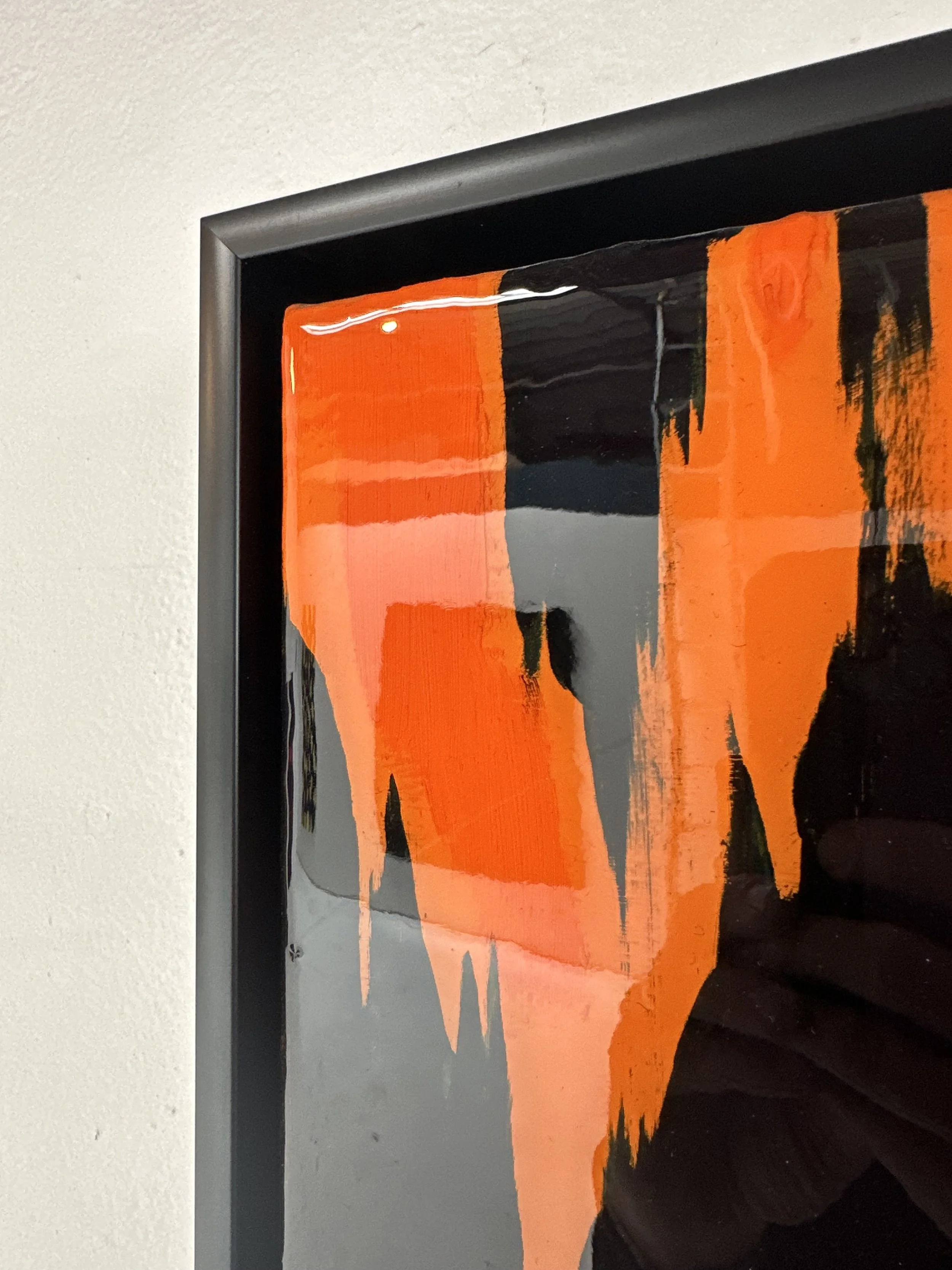 Scenic view of mountains and lake with grassy foreground