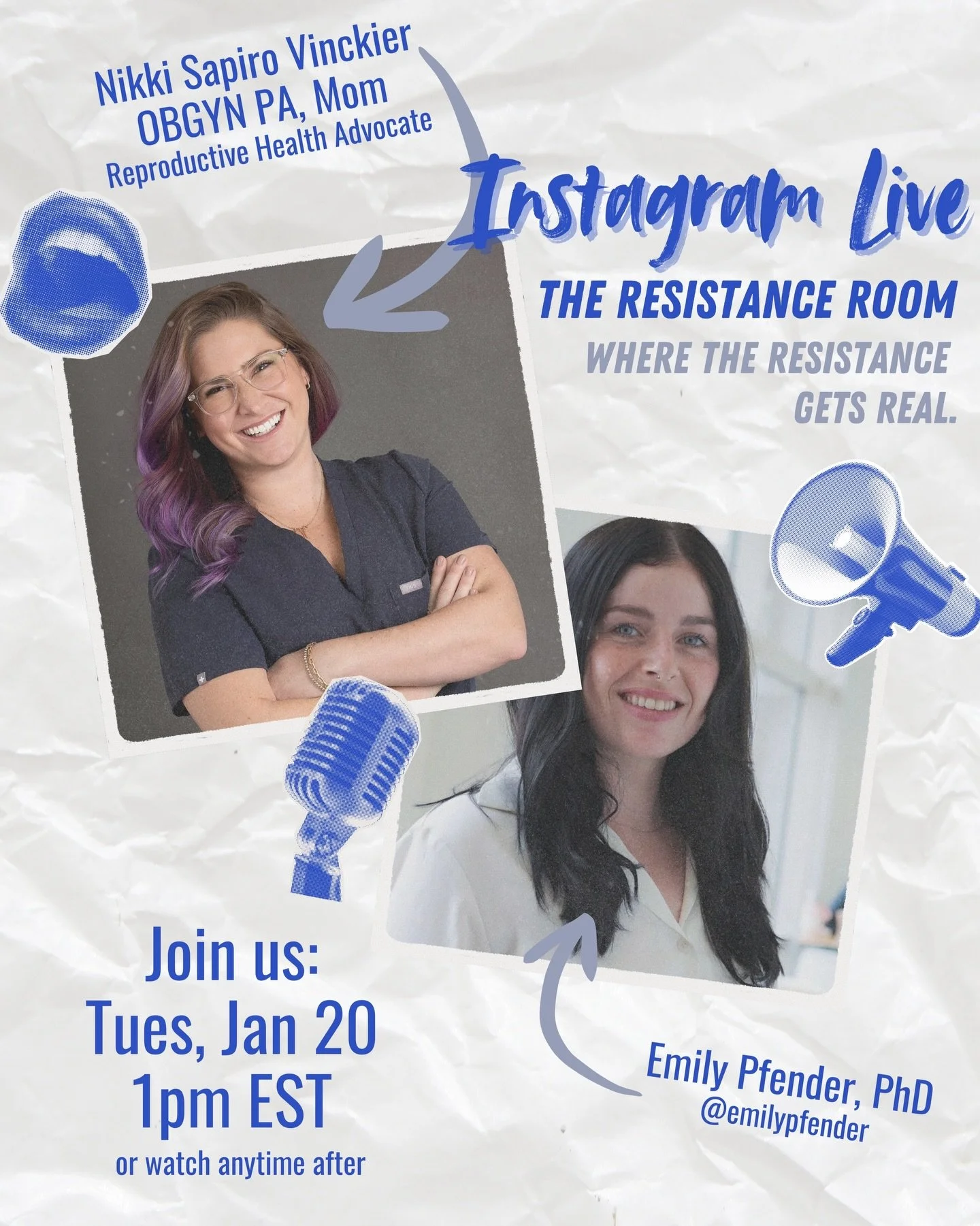 So excited to chat with @emilypfender about women&rsquo;s health and social media. You don&rsquo;t want to miss this one!!!