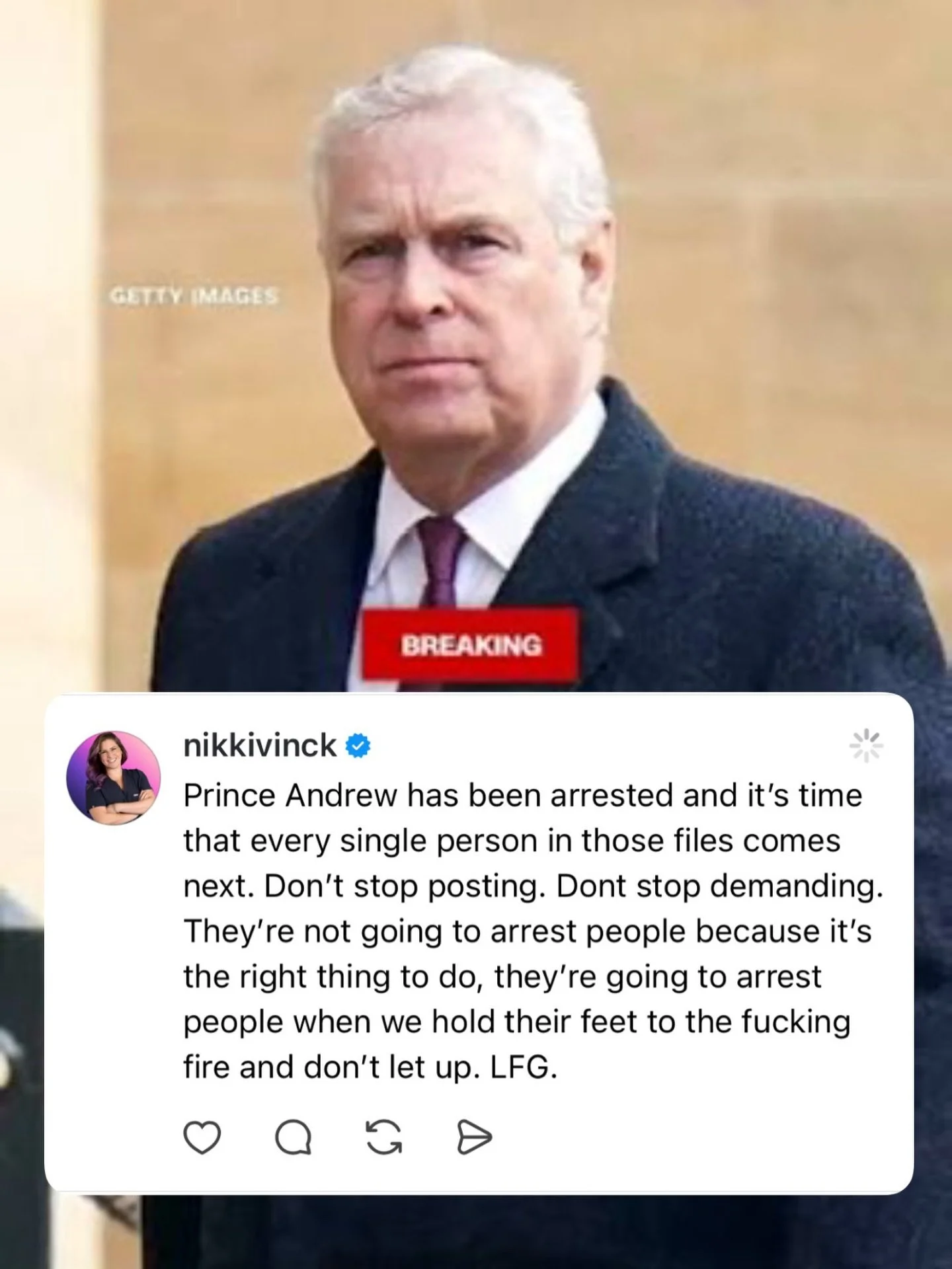 Do not let off the gas.