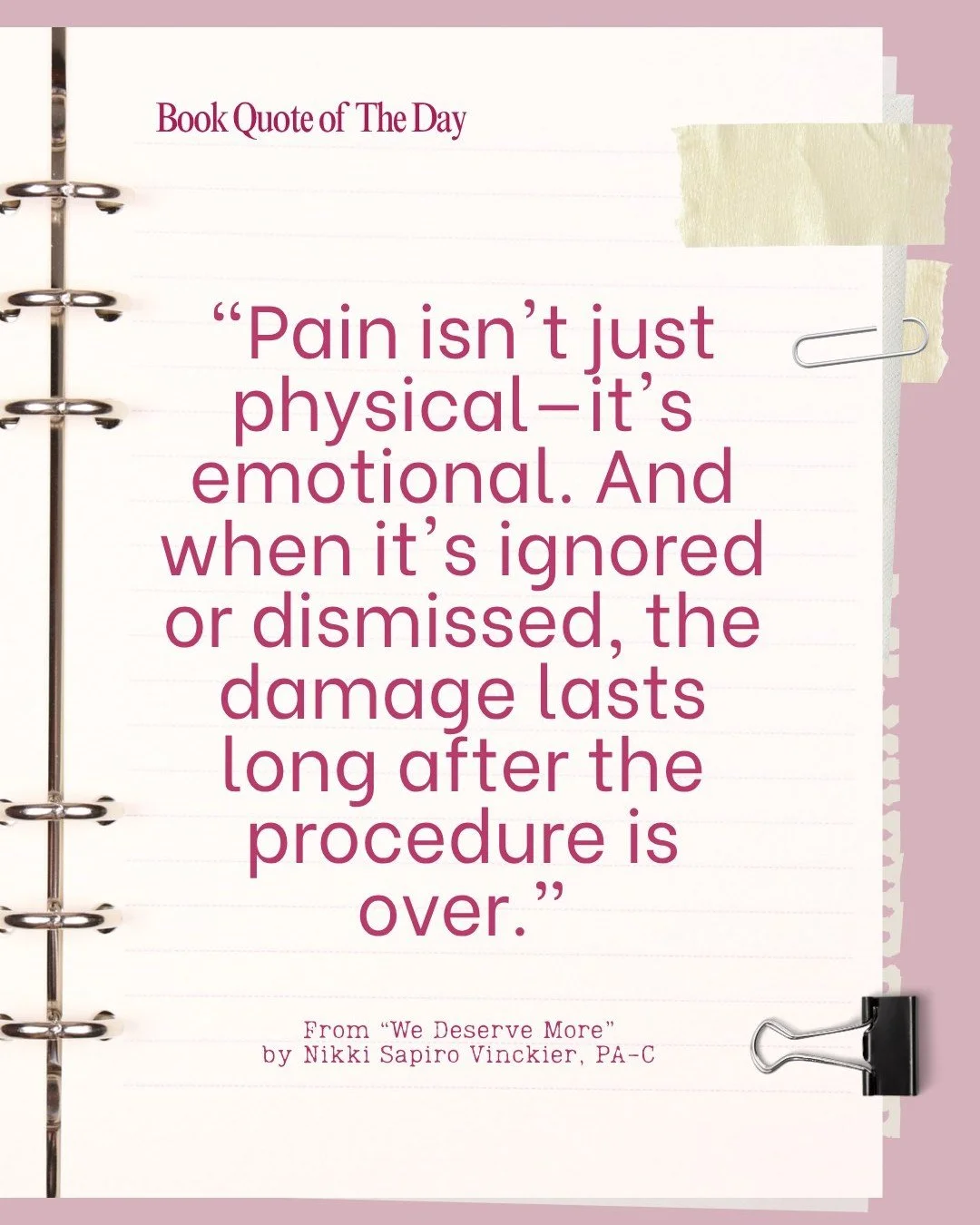 Today&rsquo;s book quote from &ldquo;We Deserve More: Why Reproductive Healthcare Is Broken and What You Can Do About It&rdquo; &mdash; it&rsquo;s available on May 18th, but it&rsquo;s now up for preorders. Link in bio to access!
-
-
-
-
-
-
-
#bookr