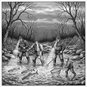 Spearing and Dipping