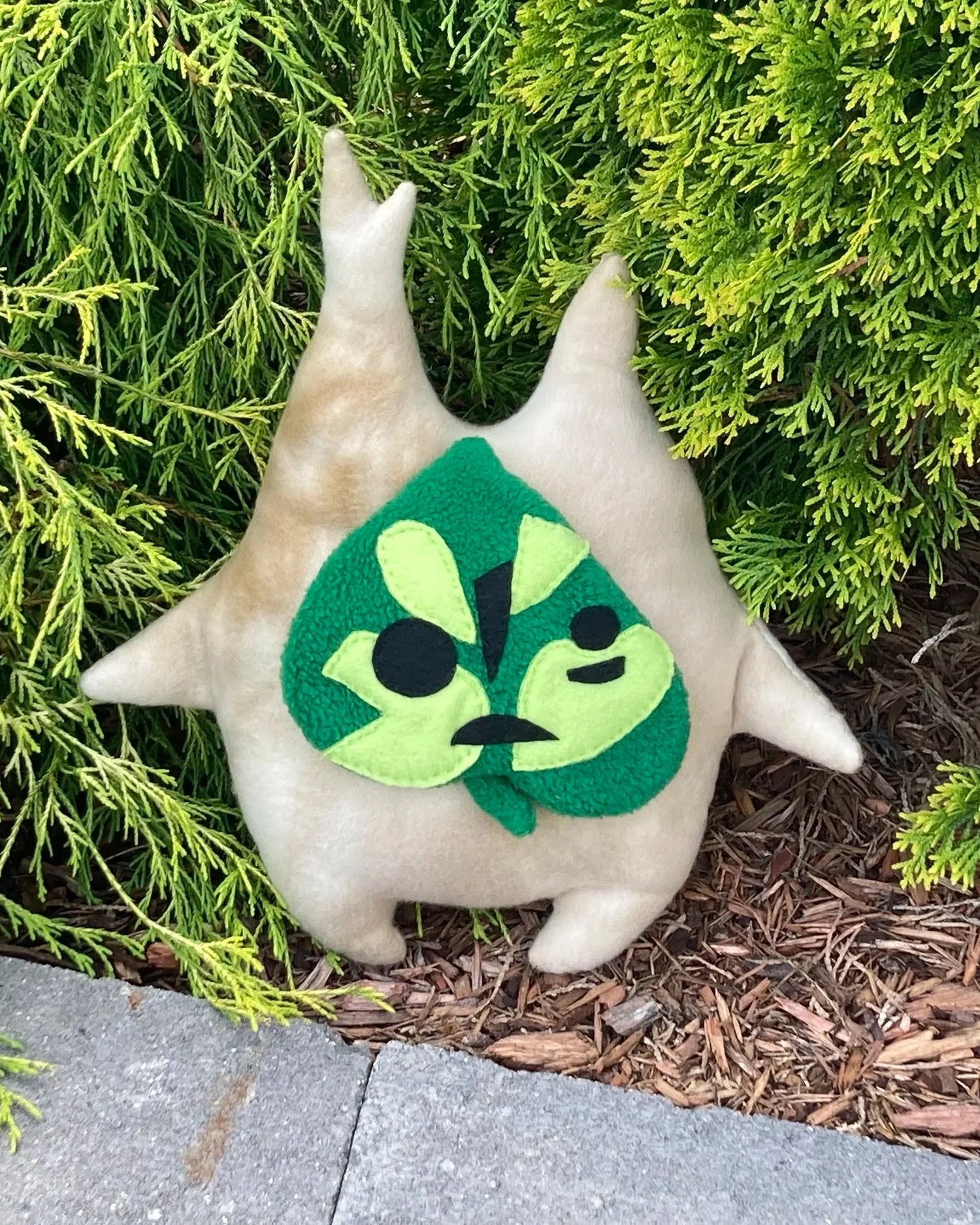 Hand sewn Korok (The legend of Zelda) Plush