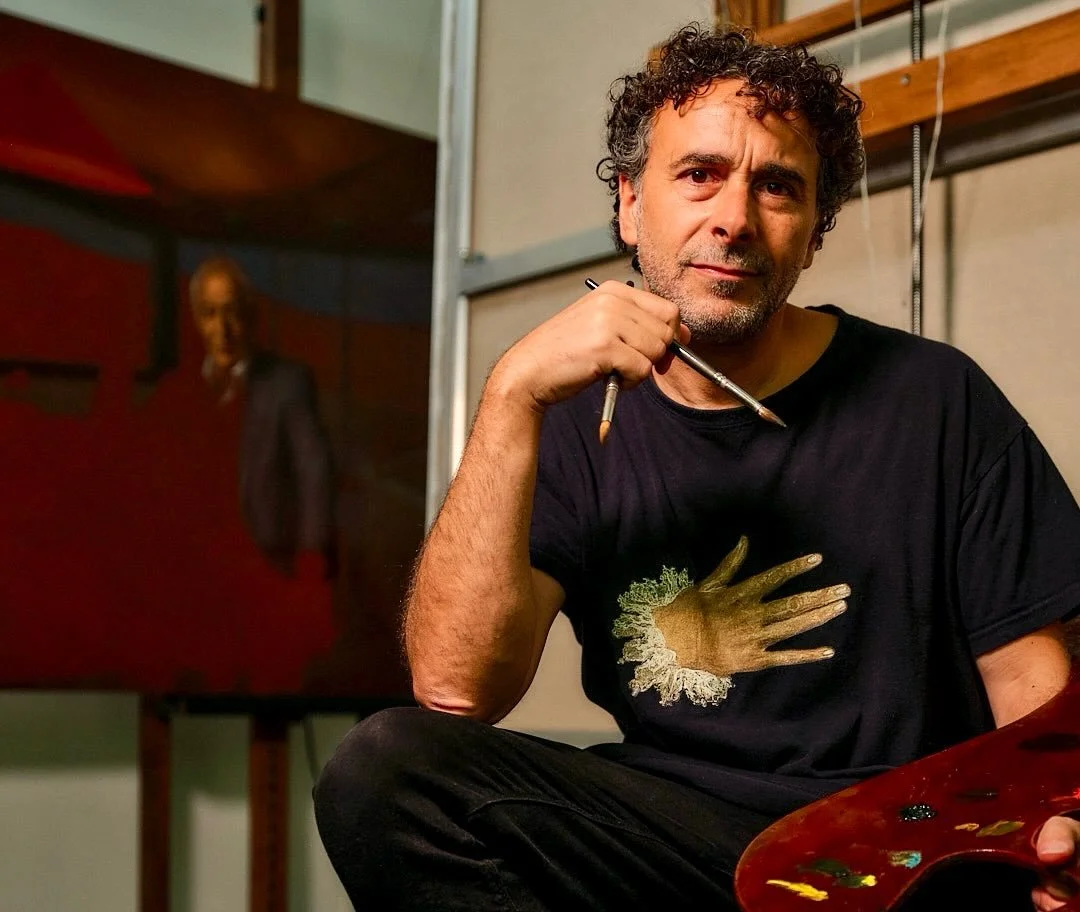 Portrait of leading Australian portraitist Ralph Heimans