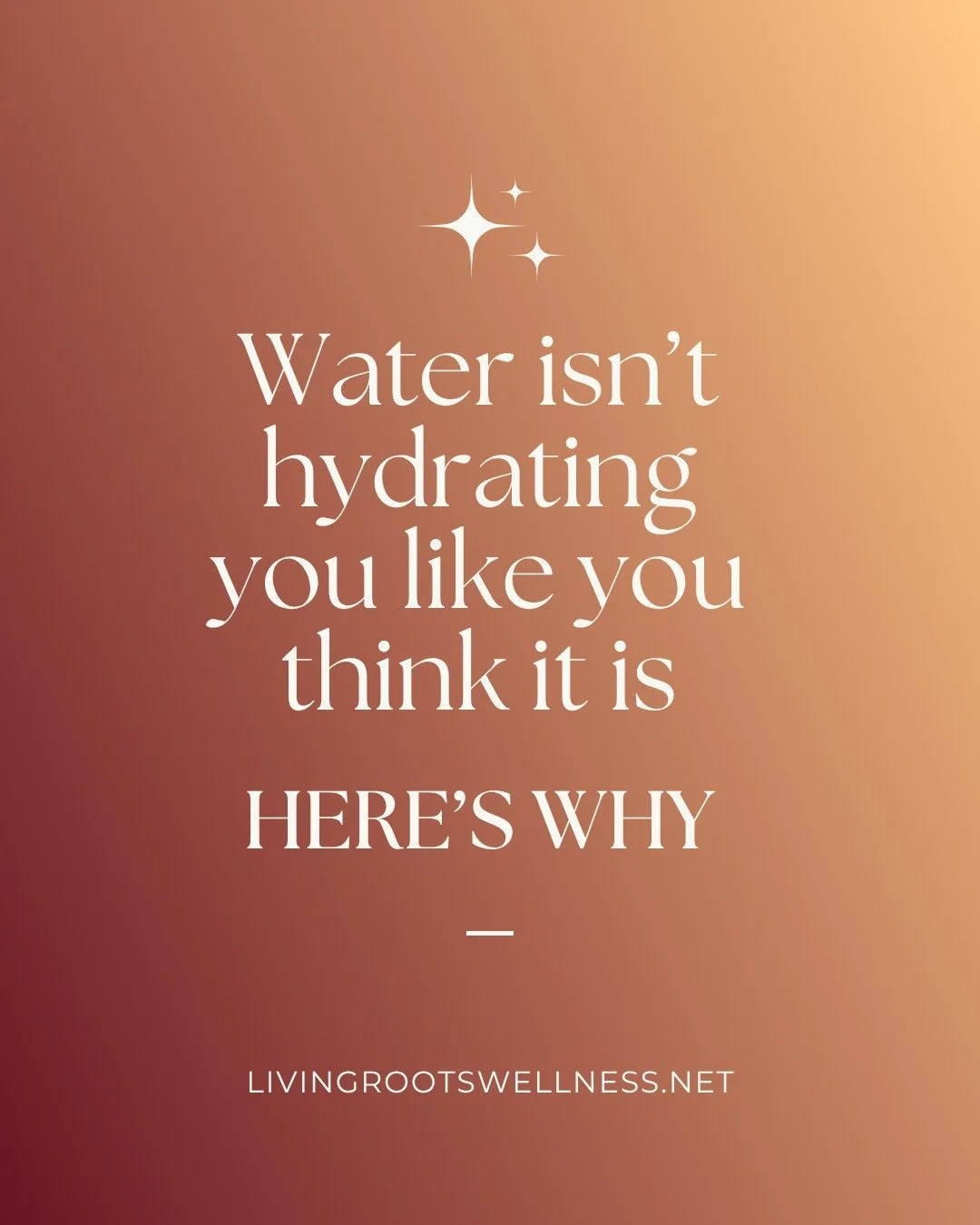 Water &ne; Hydration.
It&rsquo;s a common myth that drinking more water = better hydration. But if you&rsquo;re feeling chronic fatigue, brain fog, constipation, headaches, or body aches &mdash; your body may be missing the minerals that actually hel