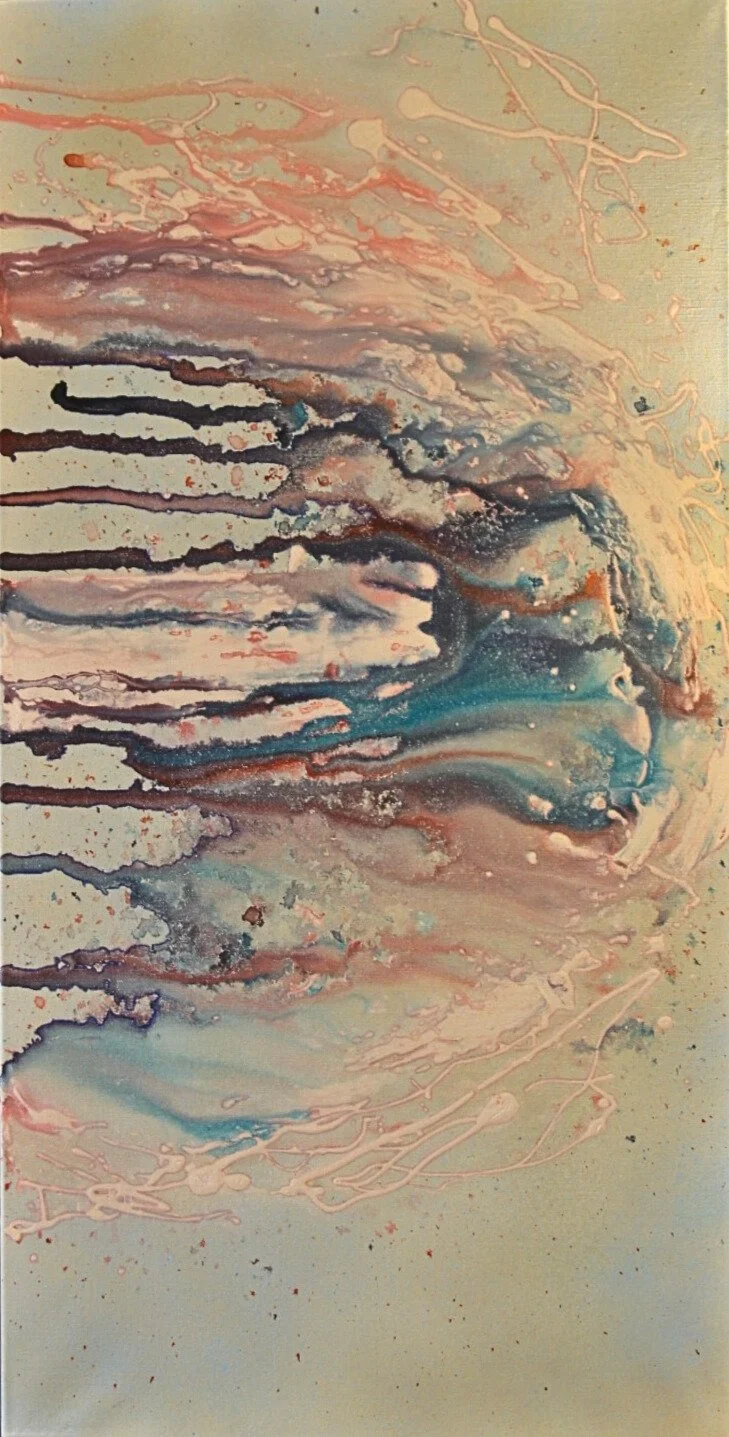 SOLD- $419- From Now On- 18"x24" Mixed Media