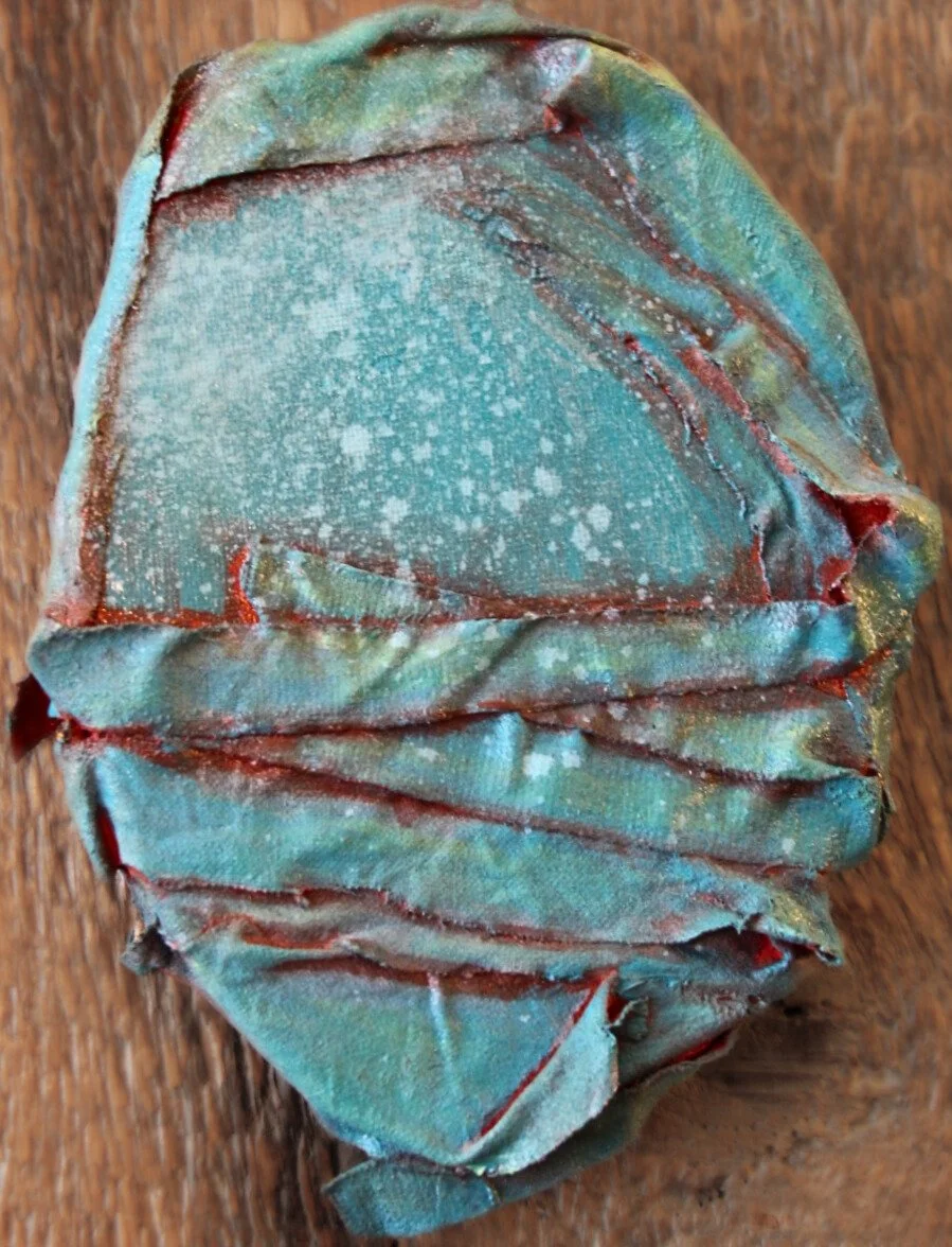 $99- Unwrapped- 7.5"x5.5" Mixed Media