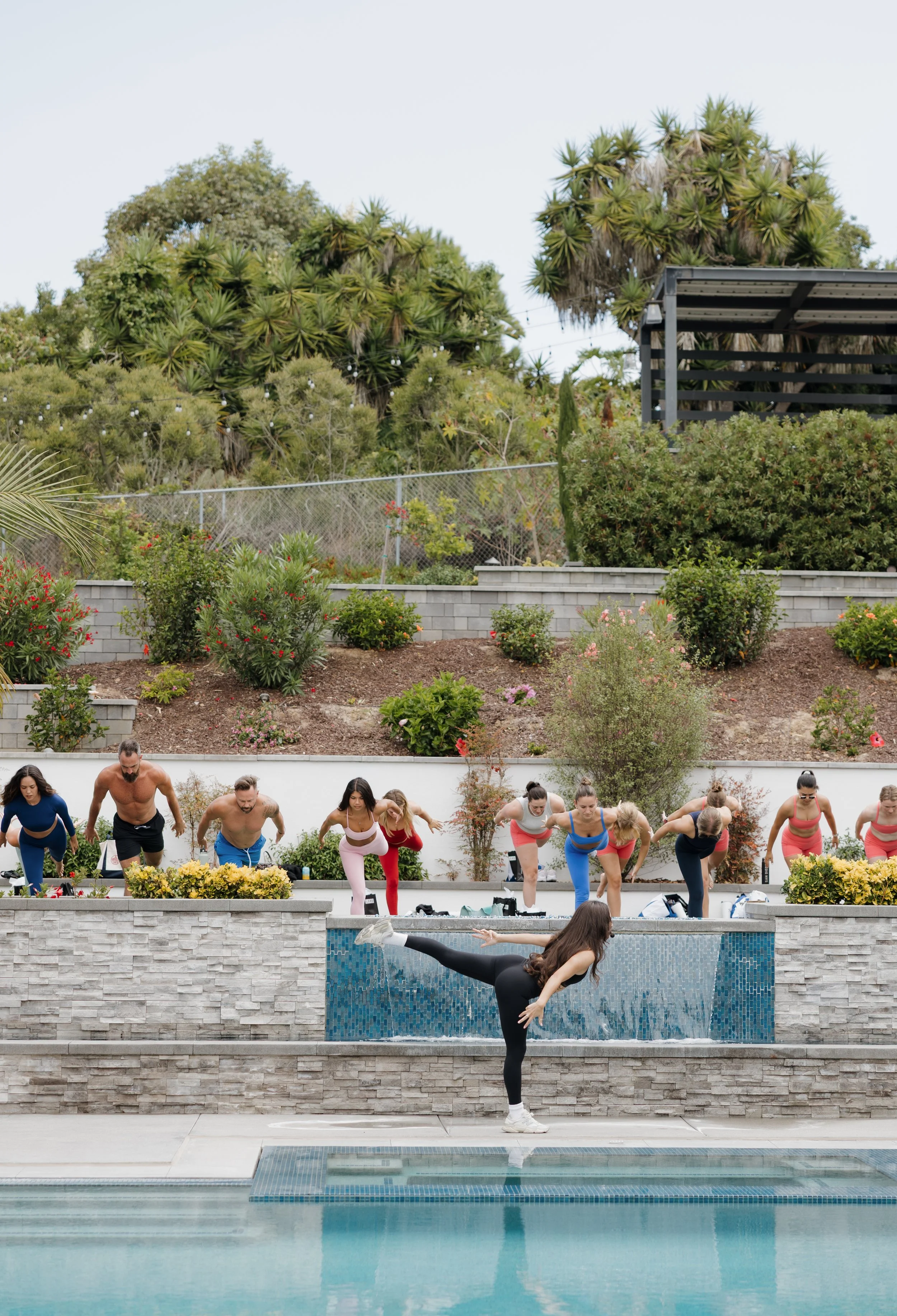 A 60-minute vinyasa flow led by Quinn, brand partnership with LSKD