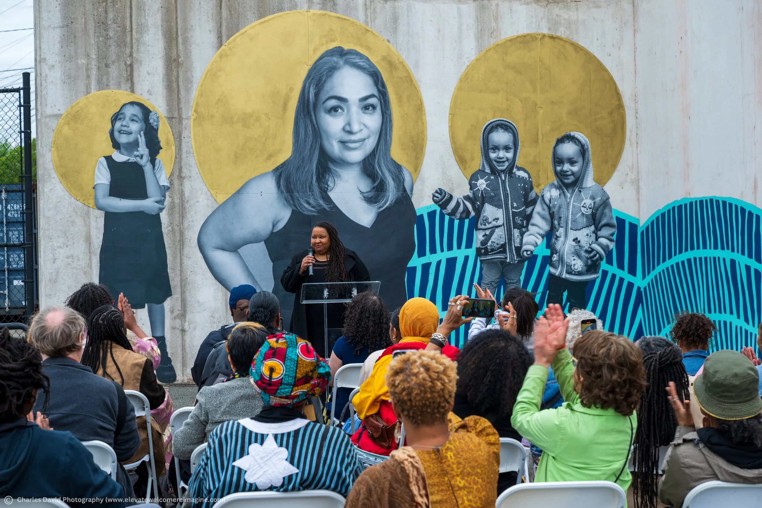 Armisey Smith + Rachel Fawn Alban
The Golden Life (2023)

Supported by Project for Empty Space, 
City of Newark, Bloomberg Philanthropies
Dr. Martin Luther King Jr. Blvd. & 
Interstate 280 off-ramp, Newark, NJ