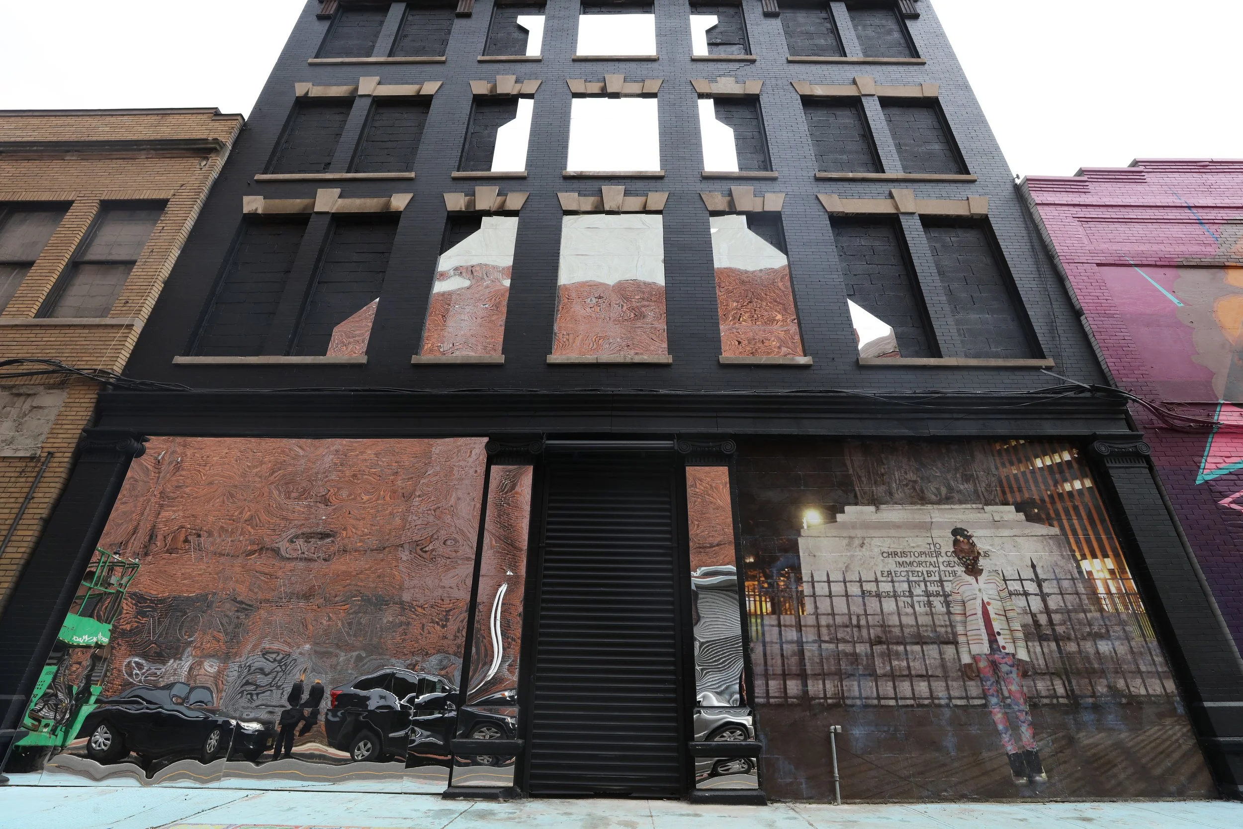 Newark Arts Justice
Salamishah Tillet, Scherazade Tillet,
and Chantal Fischzang
Will You Be My Monument (2021)

Supported by Four Corners Public Arts
Partnership Treat Place, Newark, NJ