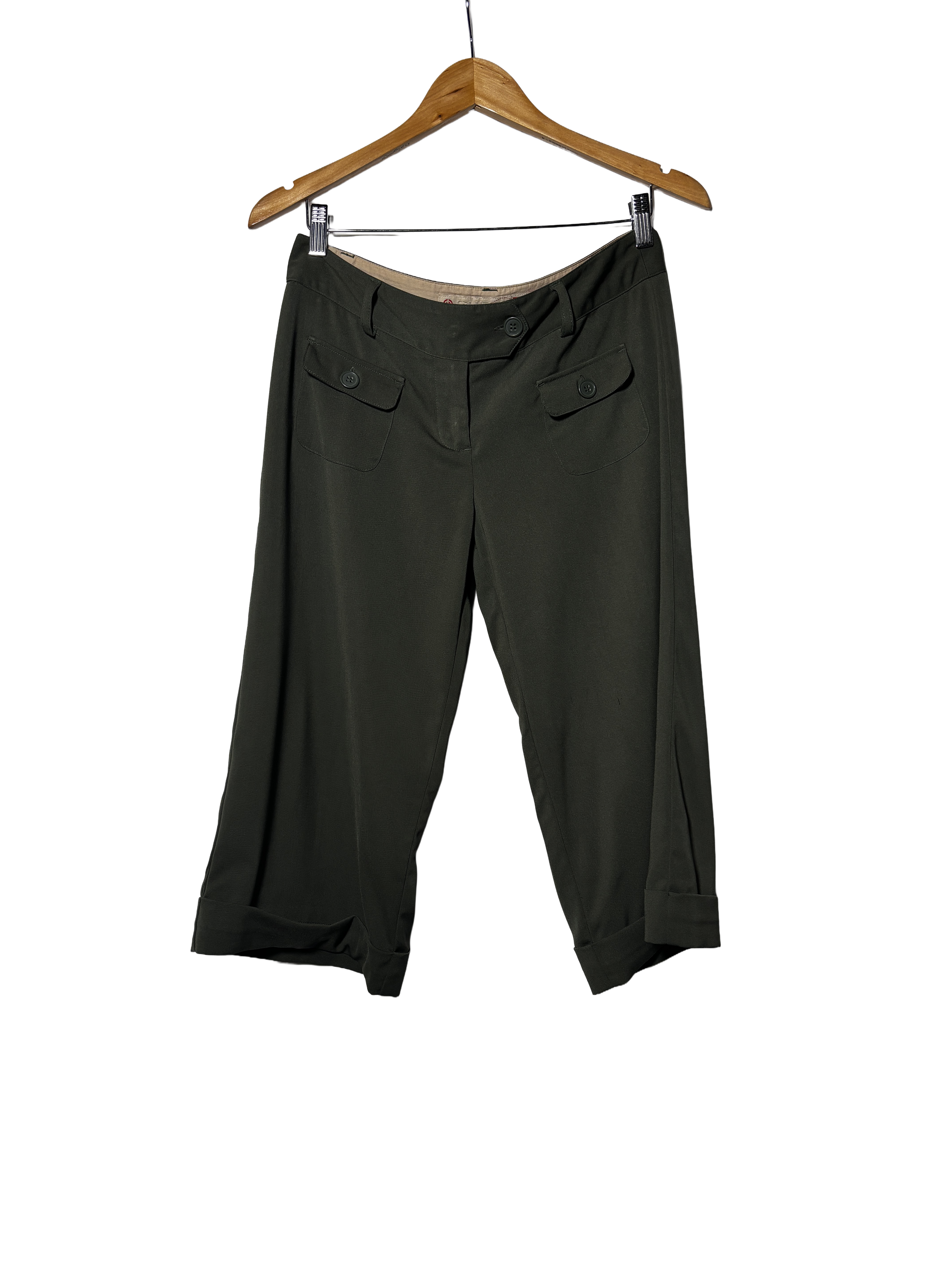 olive guess culotte pants (size 7)