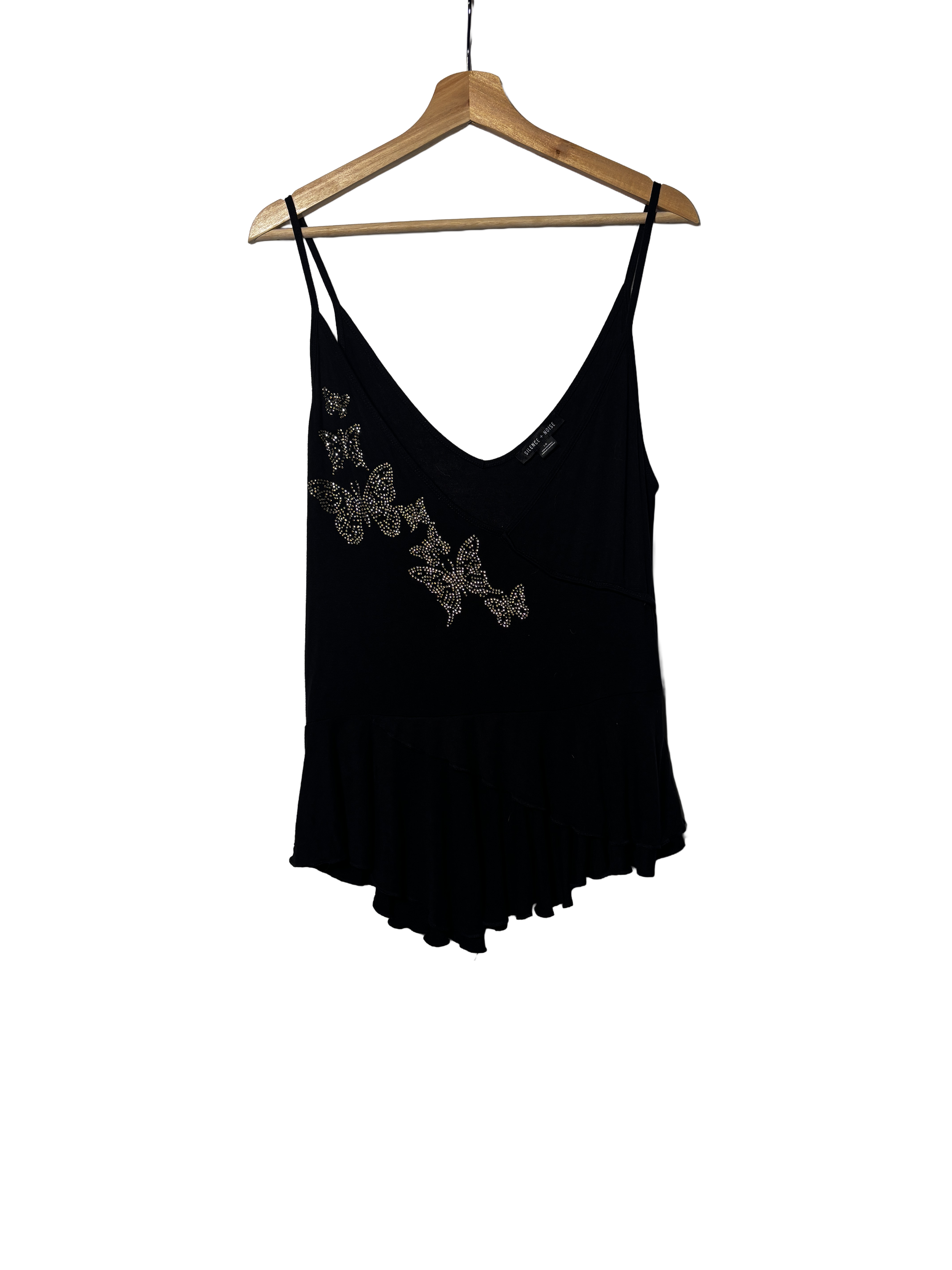 urban outfitters butterfly tank (size L)