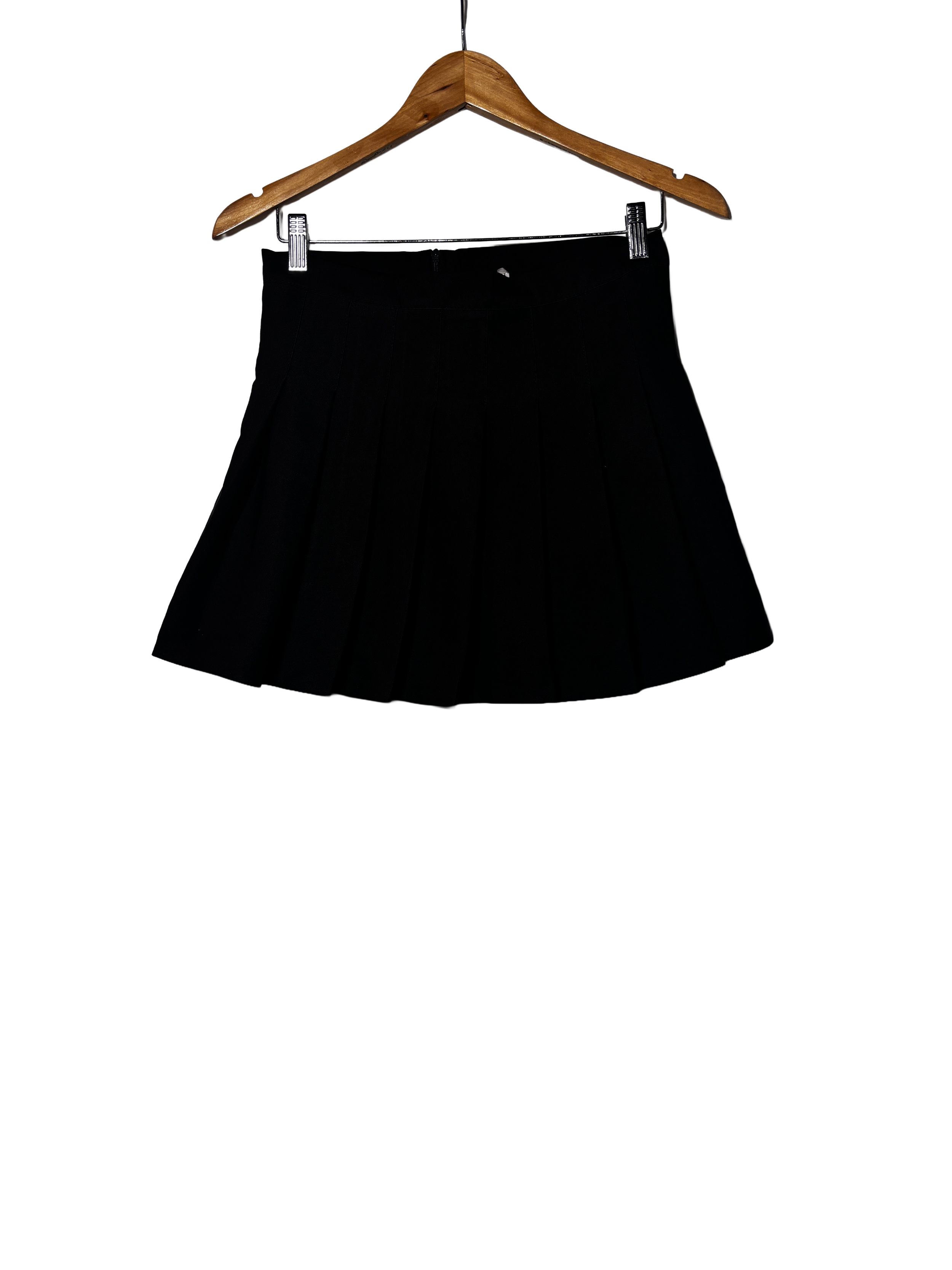 black pleated skirt (size L)