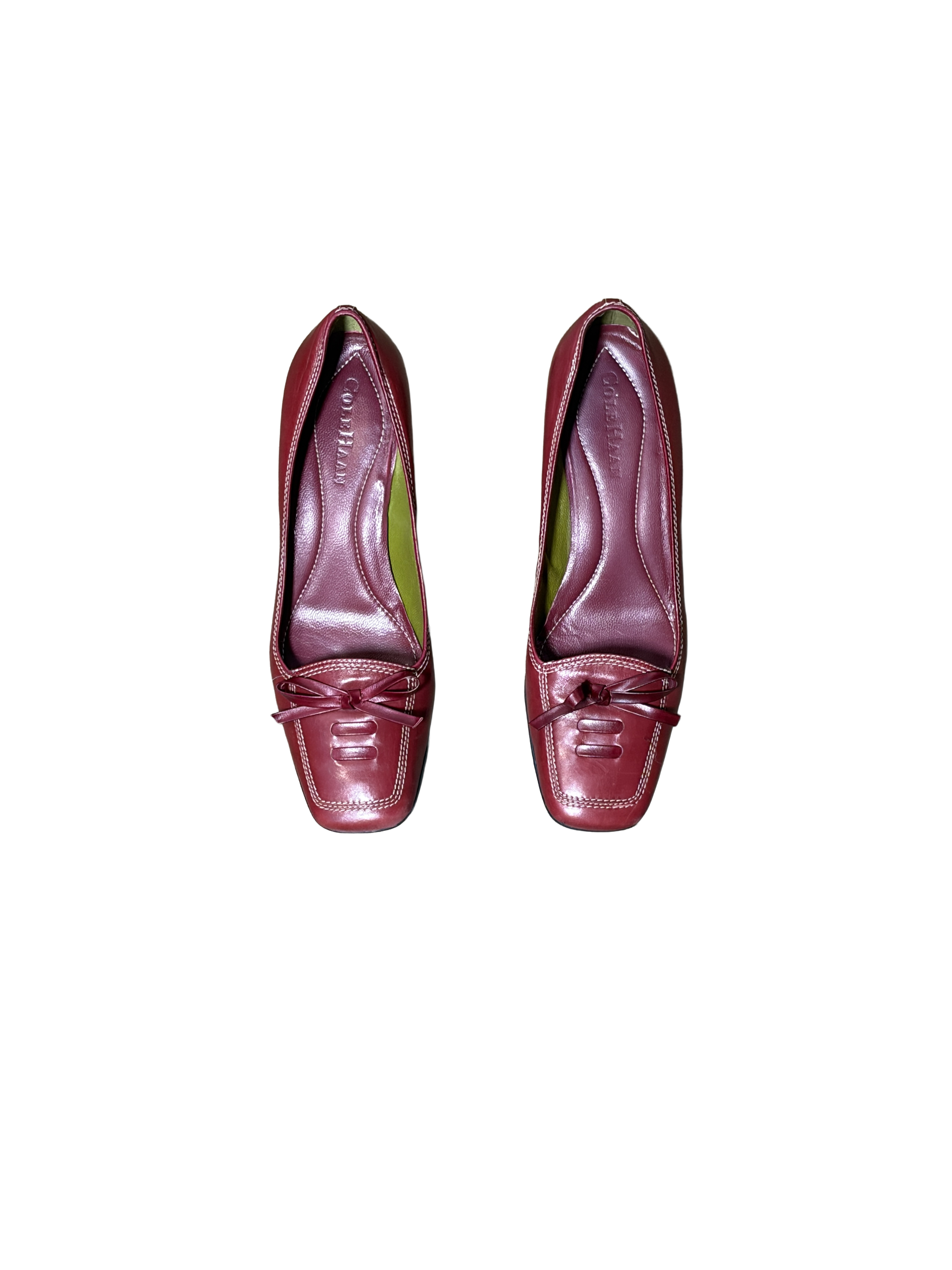 cole haan red heels (size 7)
