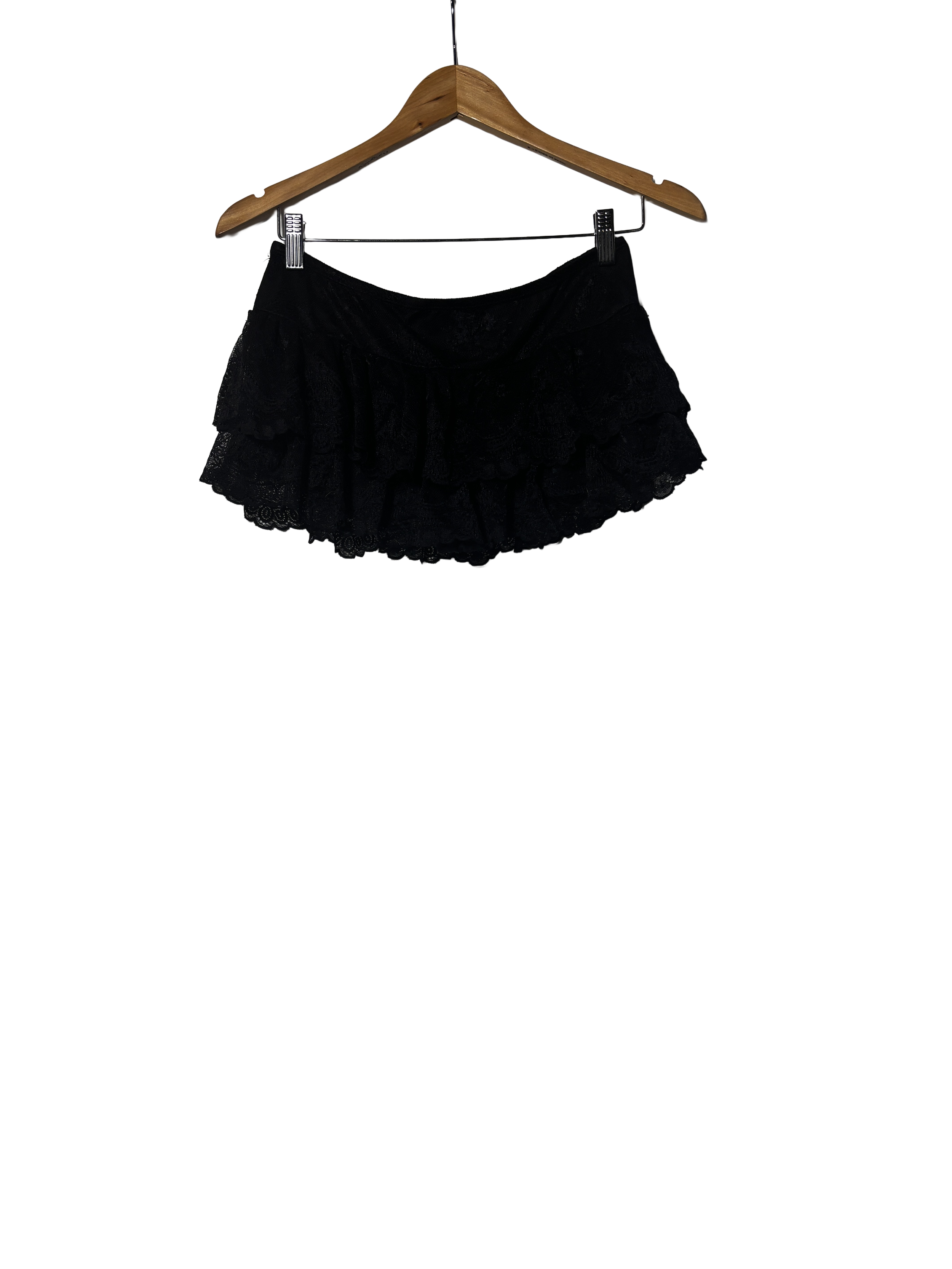 black mini skirt (size L)