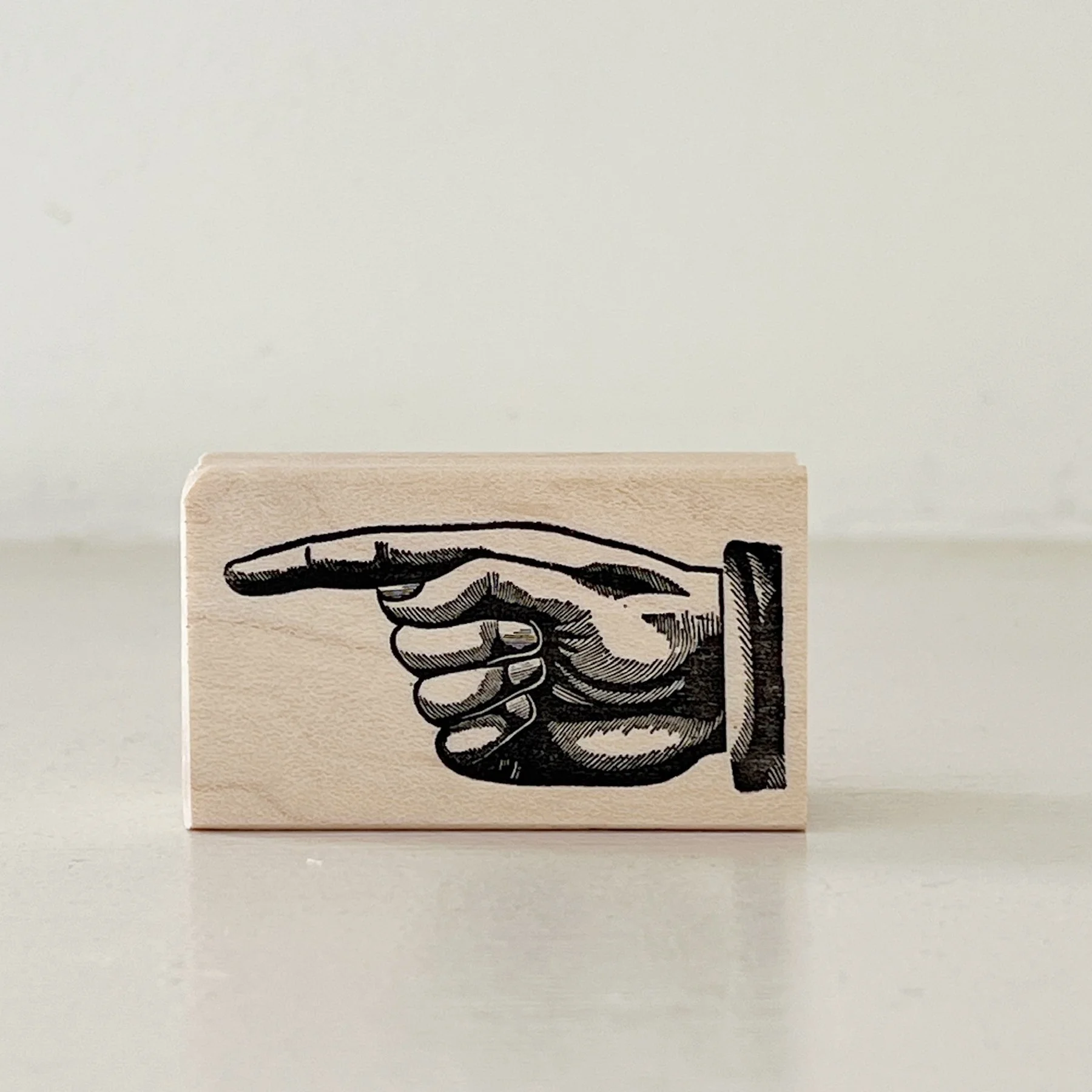 Stamp - Victorian Hand Pointing