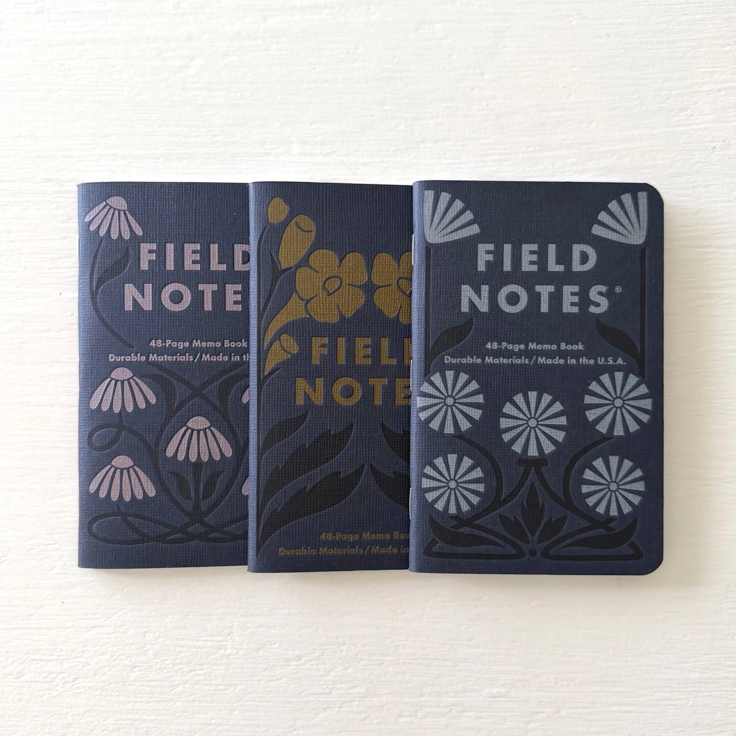 [New] FIELD NOTES-Fall Flowers (3 pack)