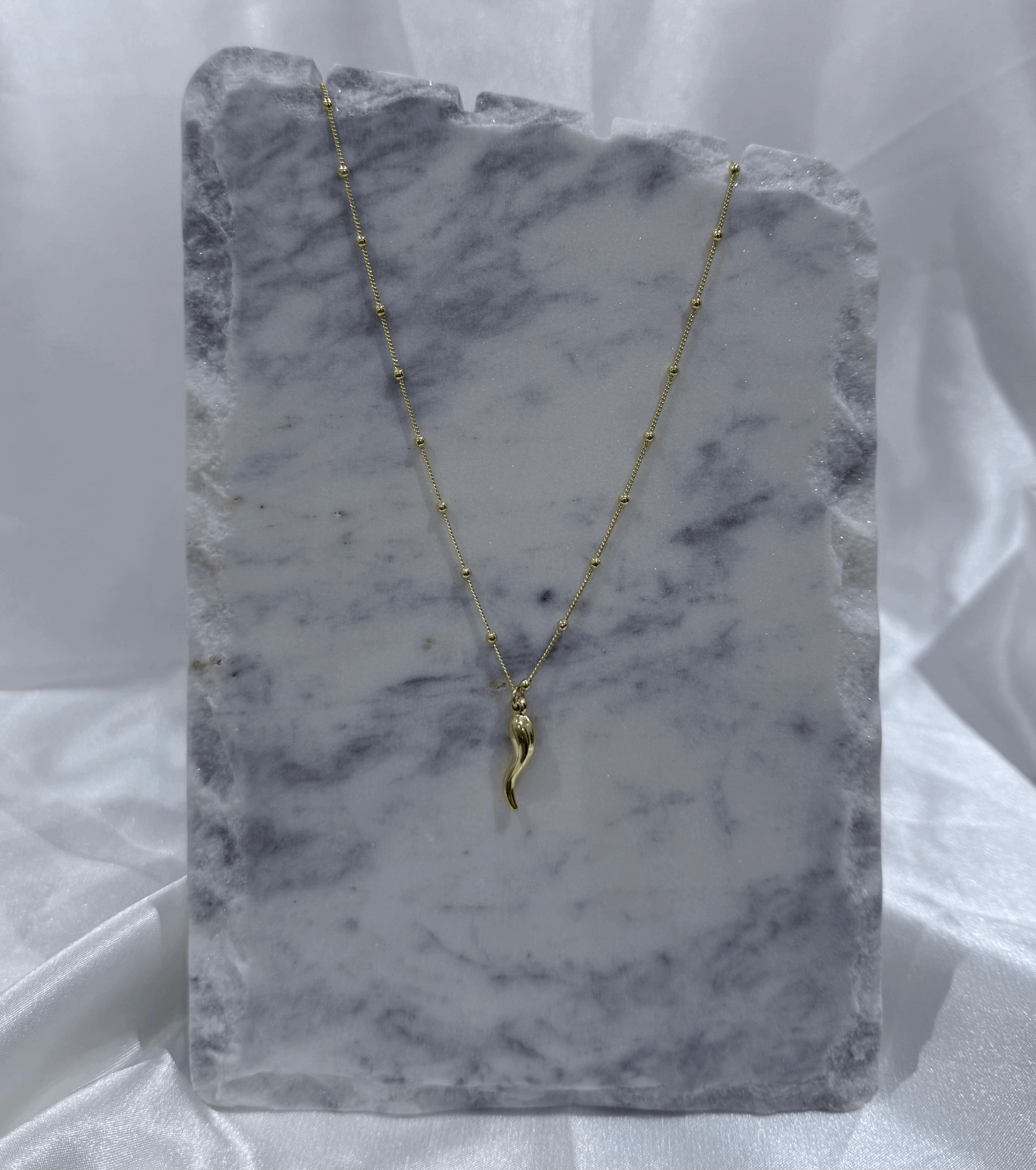 Gold Cornicello Necklace