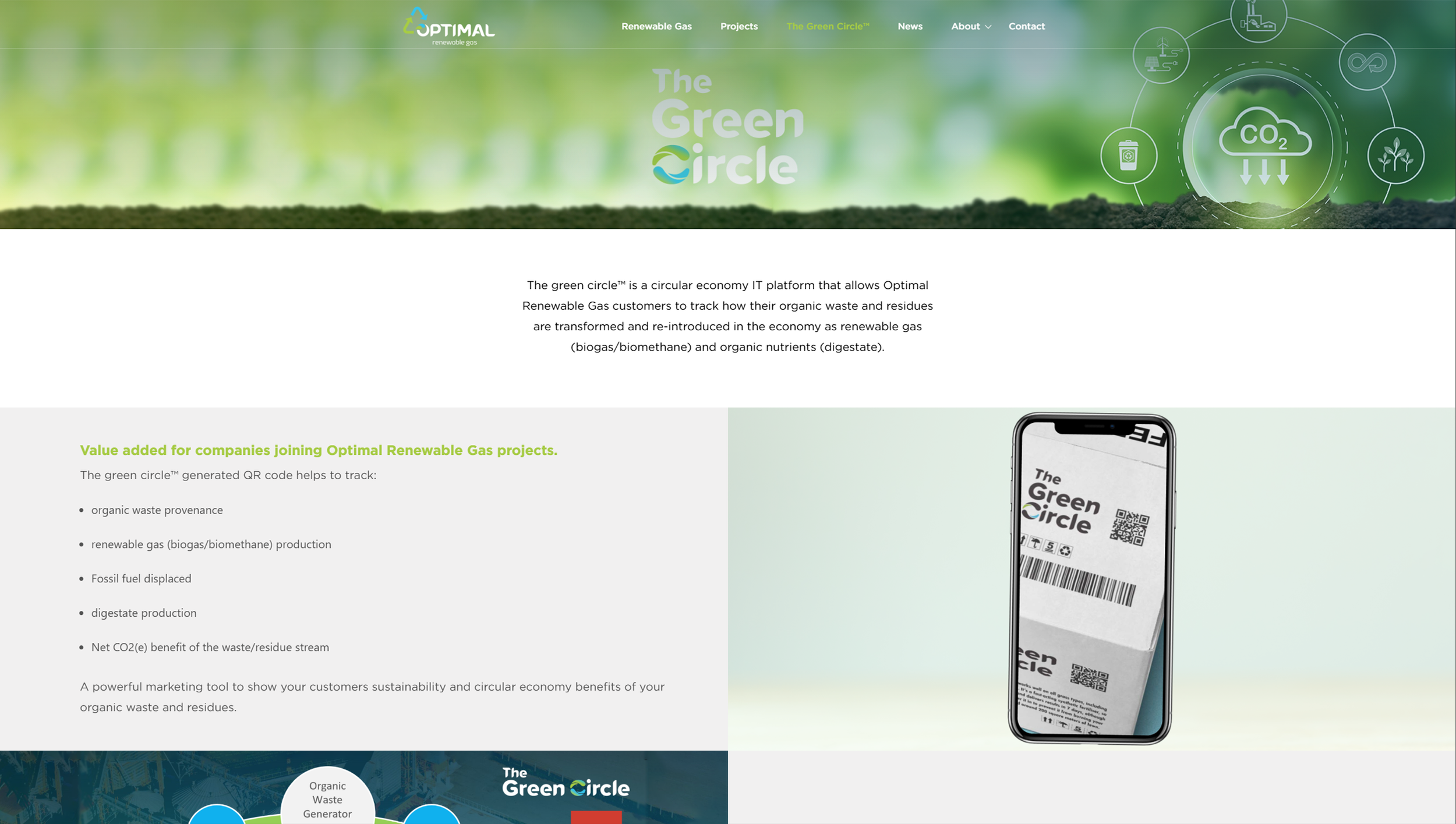 "The Green Circle" Page