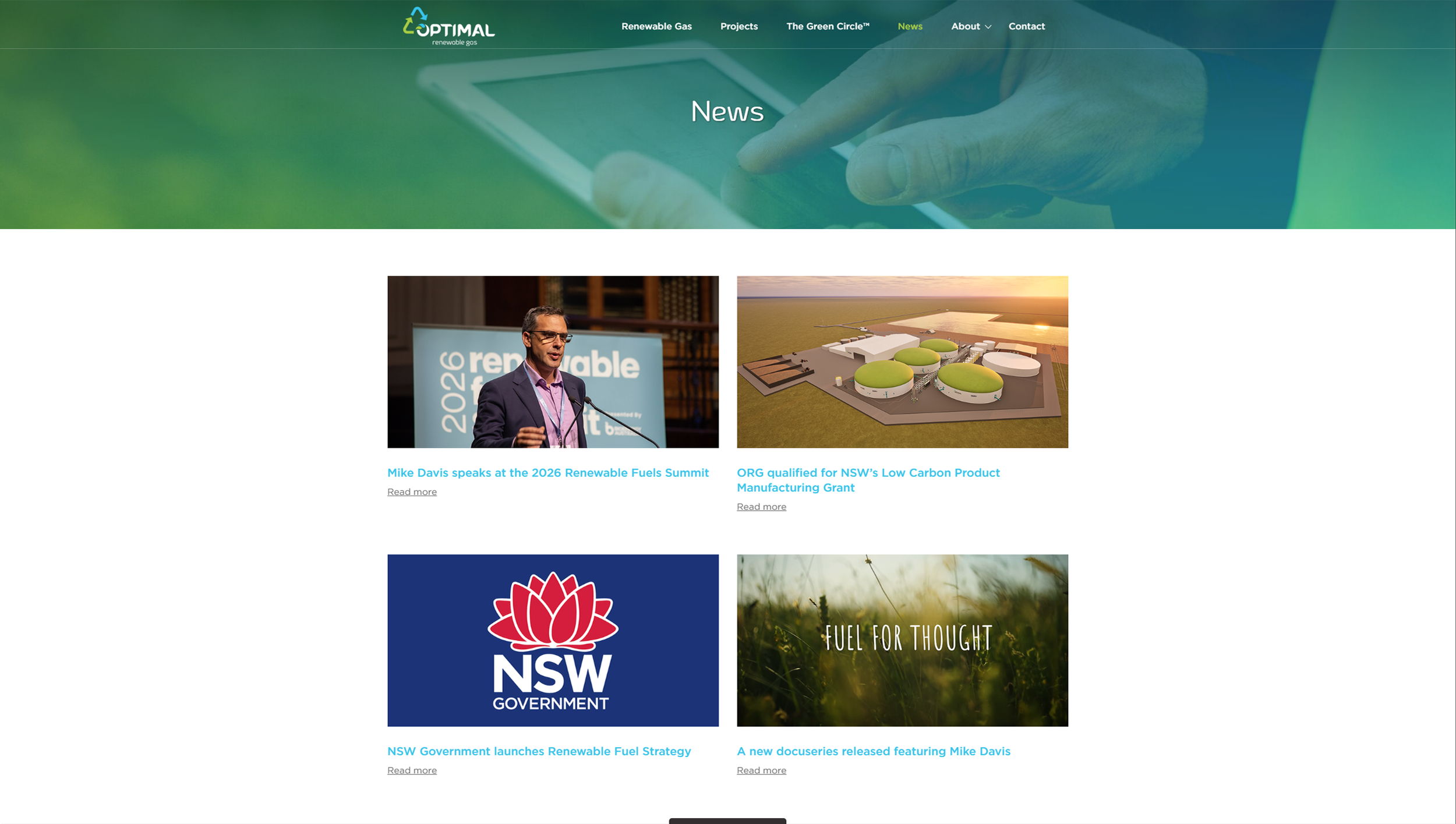 "News" Page