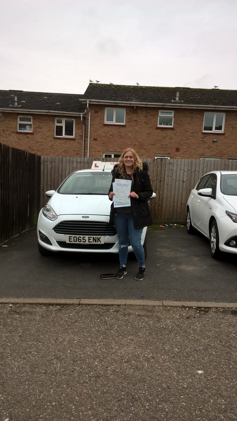 Student passing driving test with XLB Driving School in Witham, Braintree, Chelmsford, and Bishop's Stortford