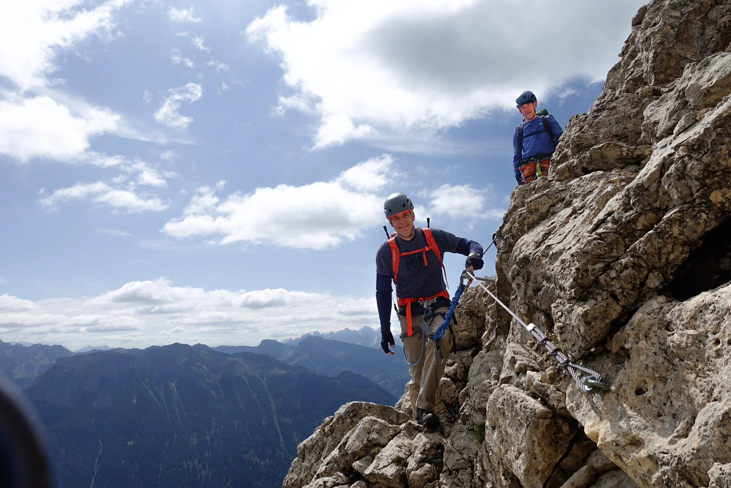 Along the ridge of the Masarè