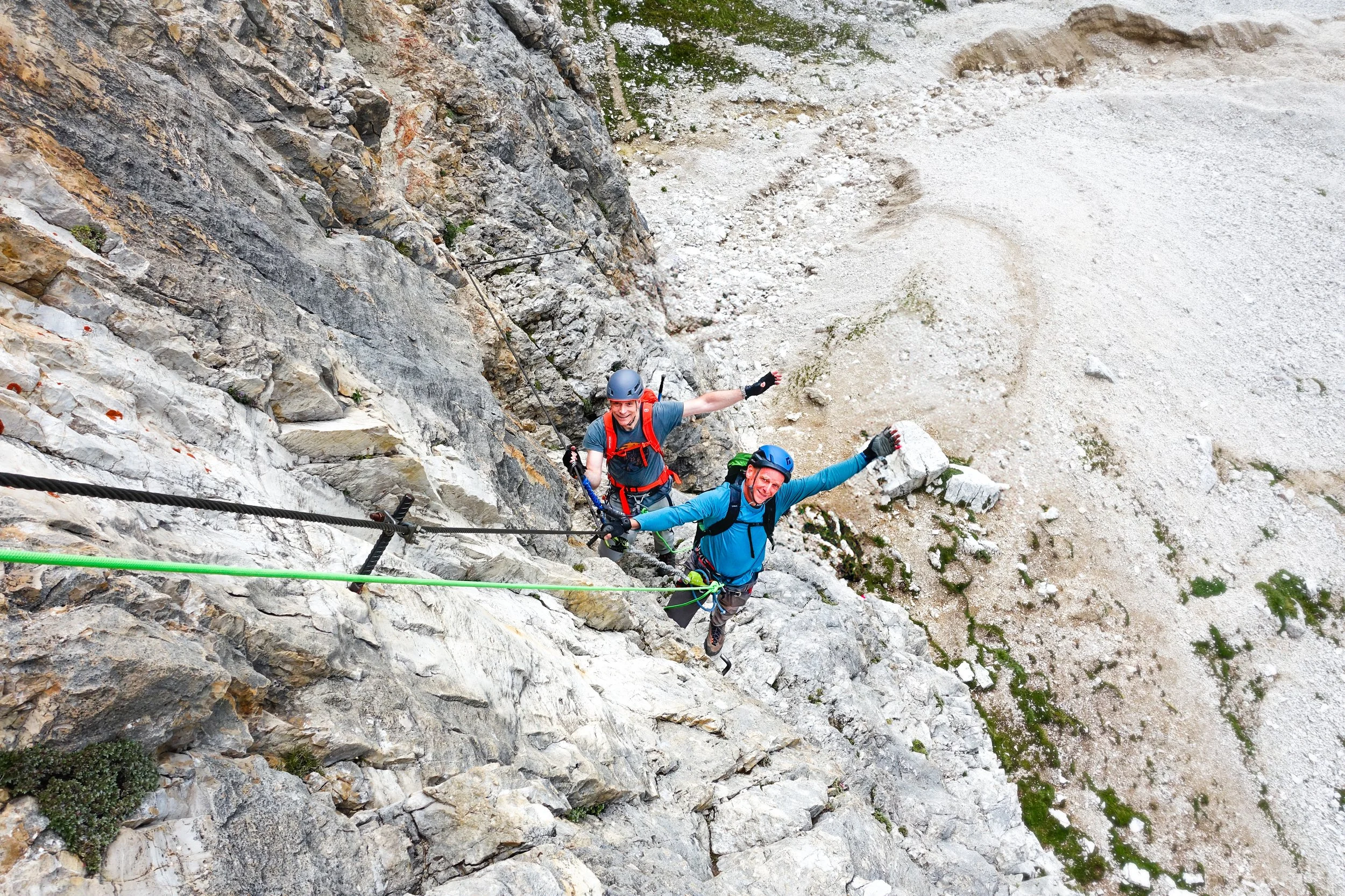 The beginning, steep!!