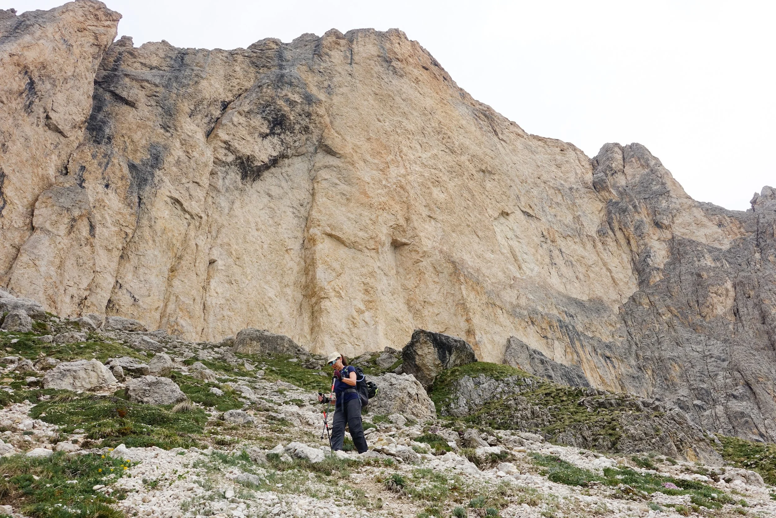 West face of Rotwand, Roda di Vael