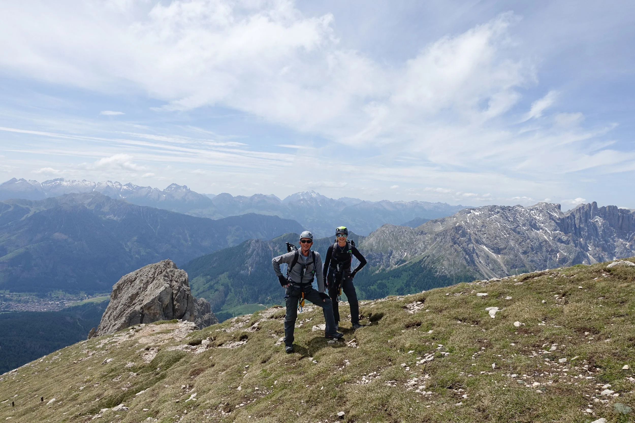Last section to the summit of Roda Vael