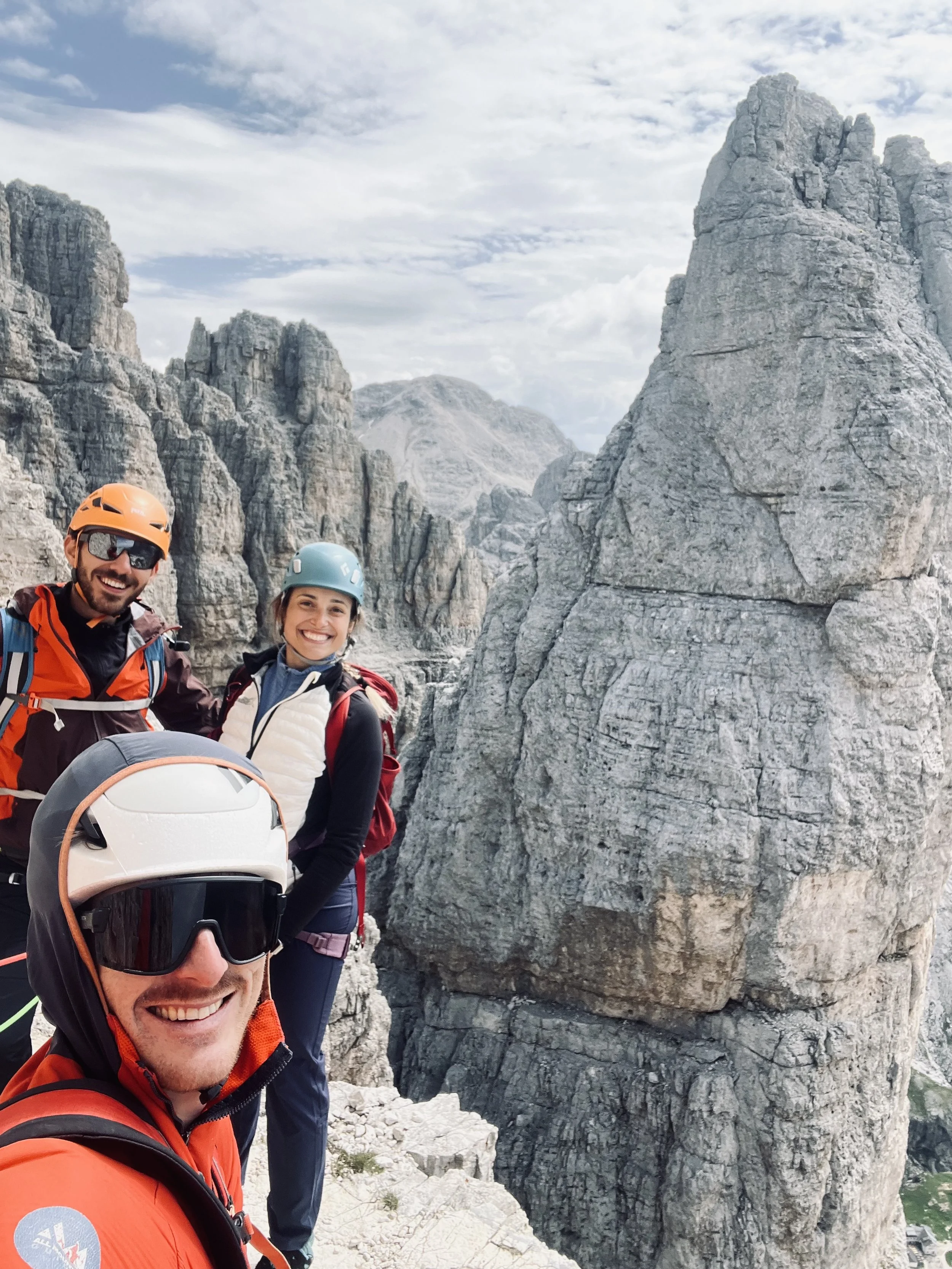 on the vajolet towers