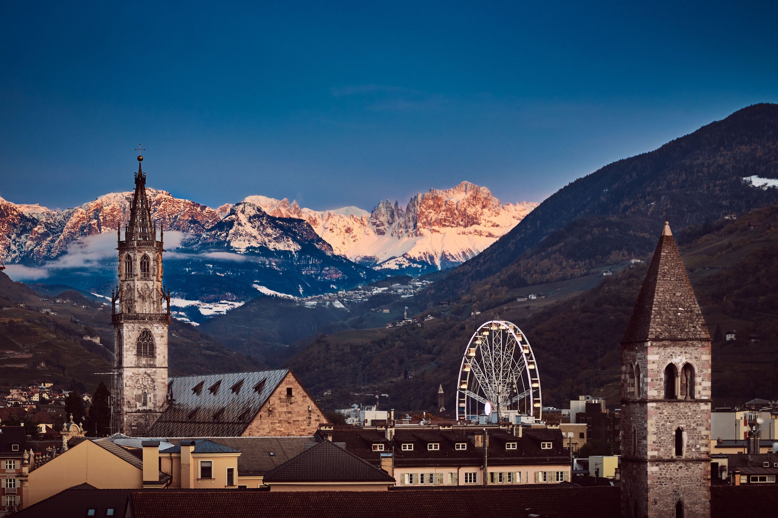 Bolzano, the door of the Dolomites