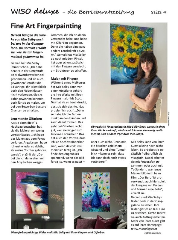 im Rahmen meiner Ausstellung bei den Wiener Sozialdiensten @wienersozialdienste durfte ich &uuml;ber mein Fingerpainting und meinen Weg sprechen.
Danke f&uuml;r den Raum und das Gespr&auml;ch! ❤️

#contemporaryart #artgallery #artistlife #artintervie
