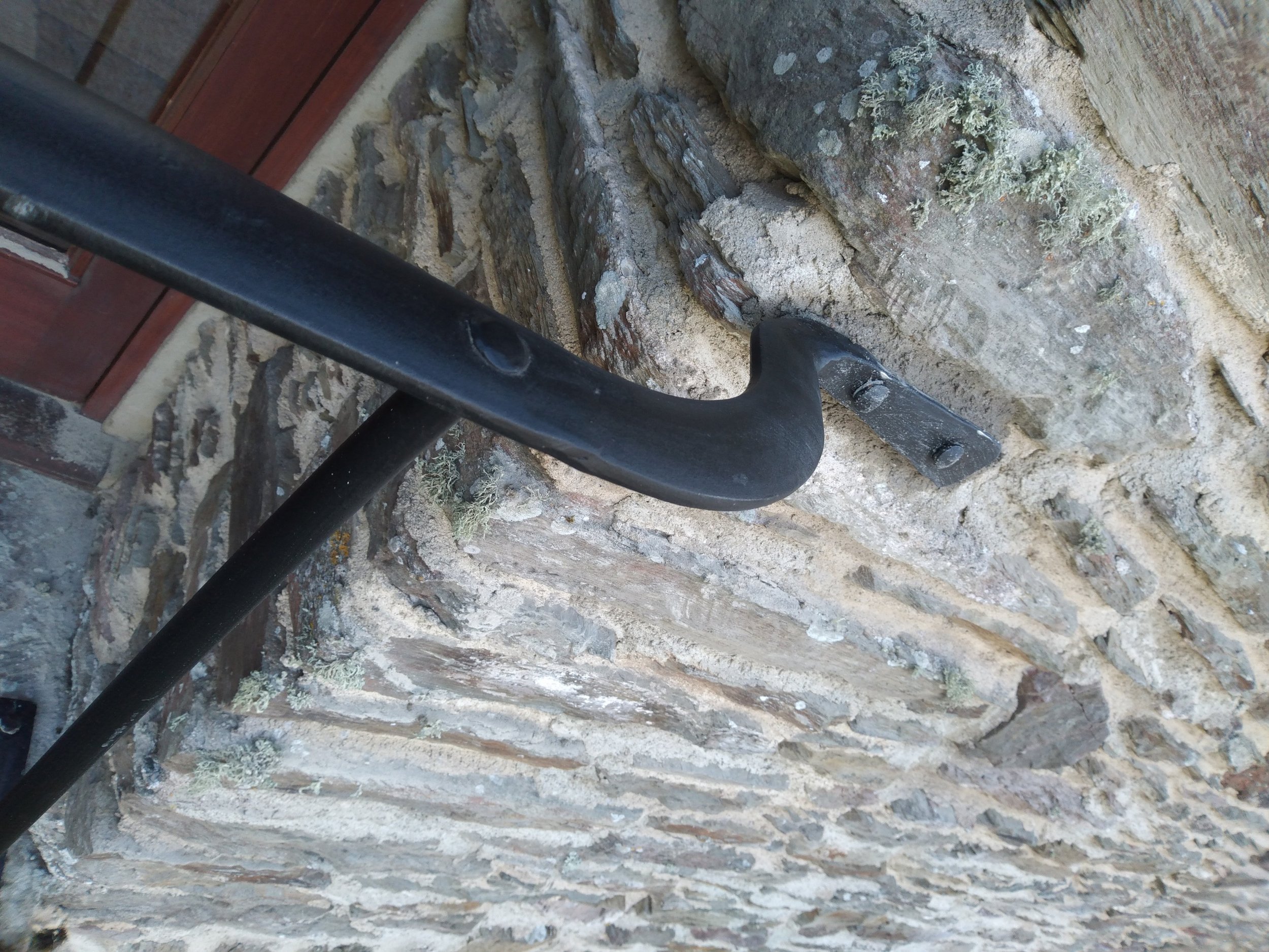 Juliet balcony fixing detail