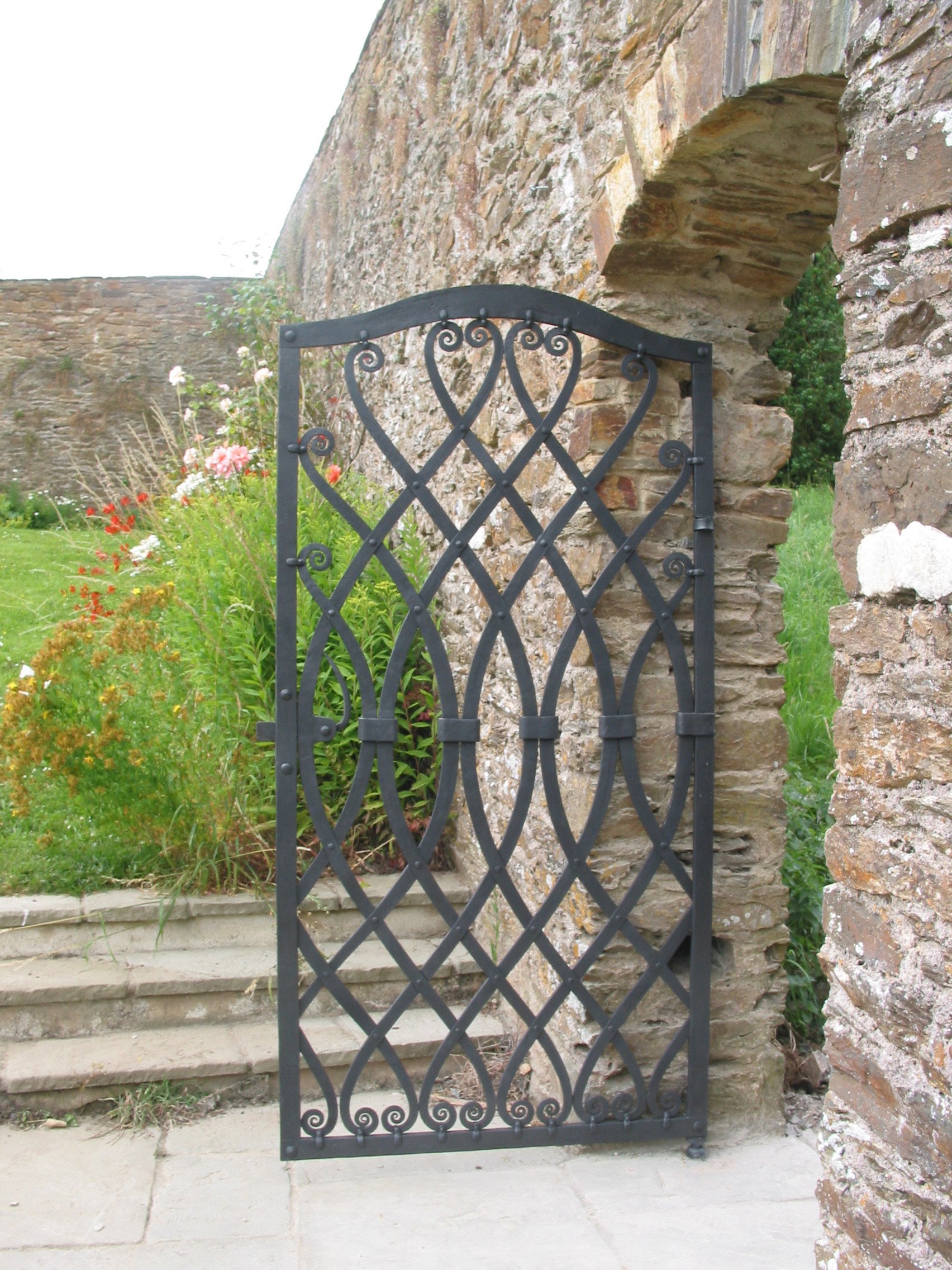 Woven gate (from suggestion by client, designed and executed JC)