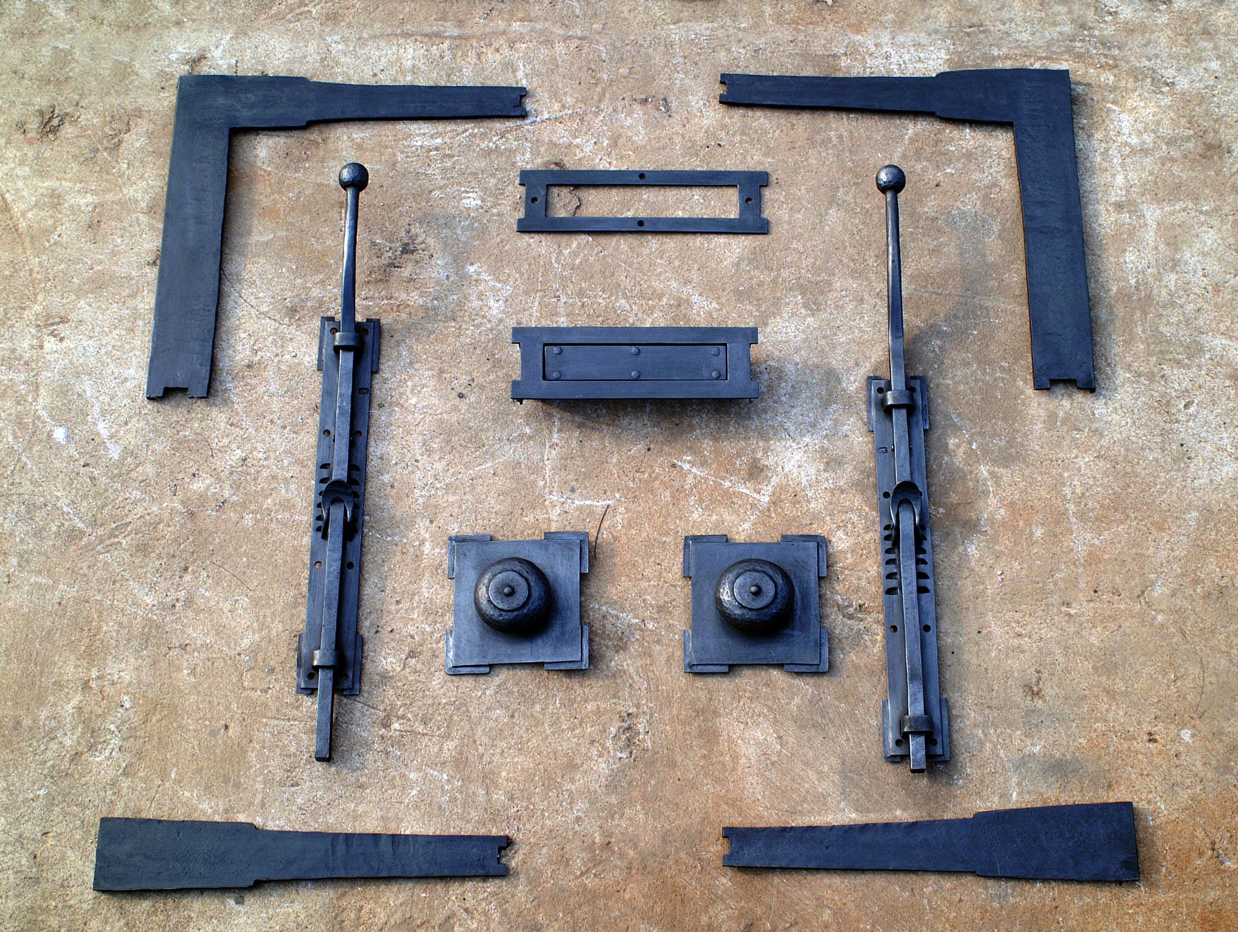 Commission of stainless front door furniture