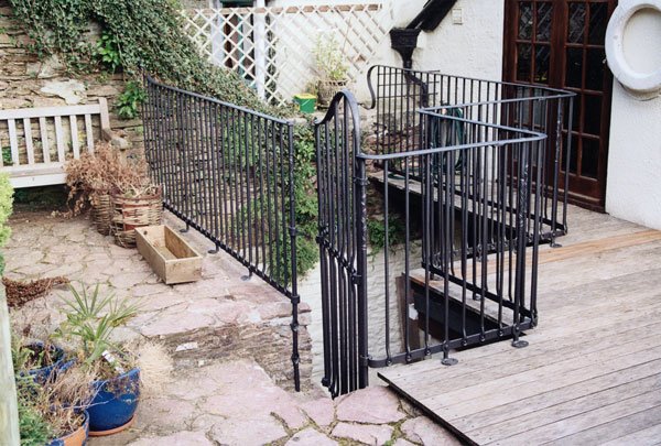 Balustrading and gate. (JC, J Wood, J Hopper)