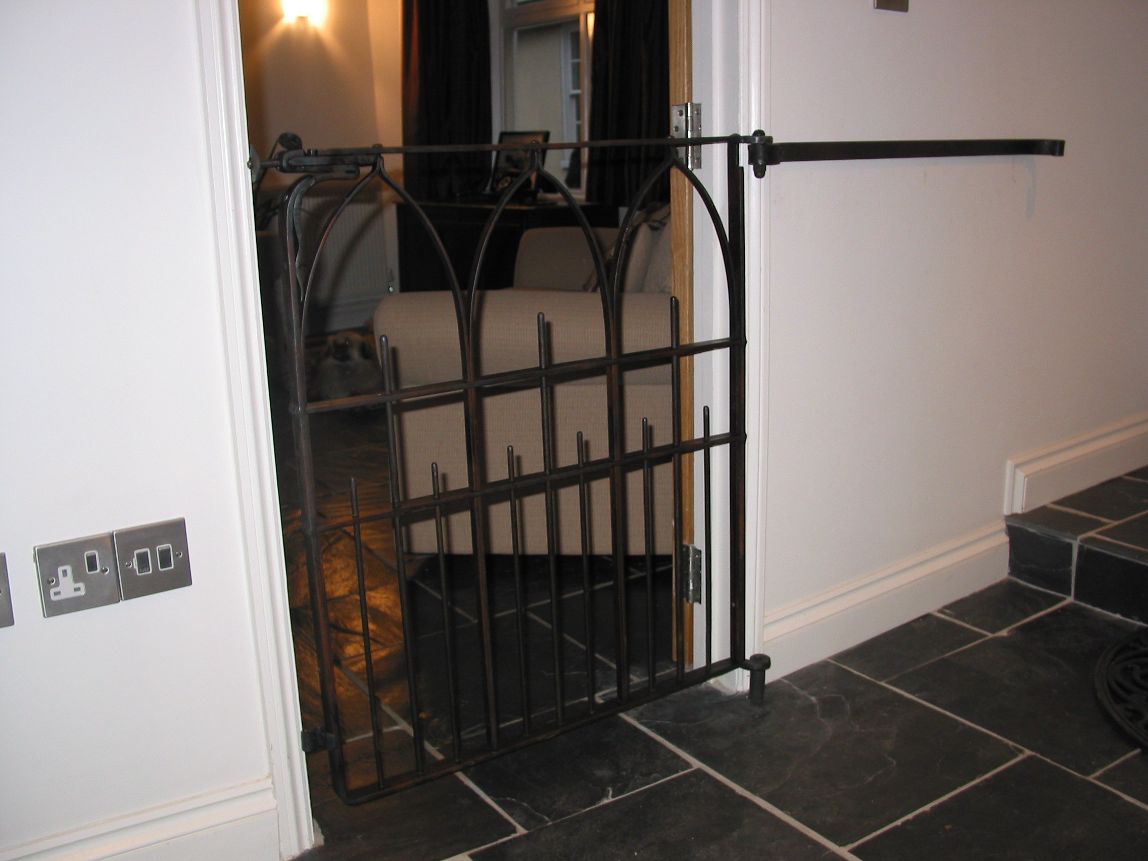 Gothic style dog gate