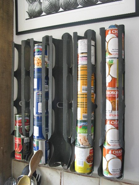 Pressed tin dispensers