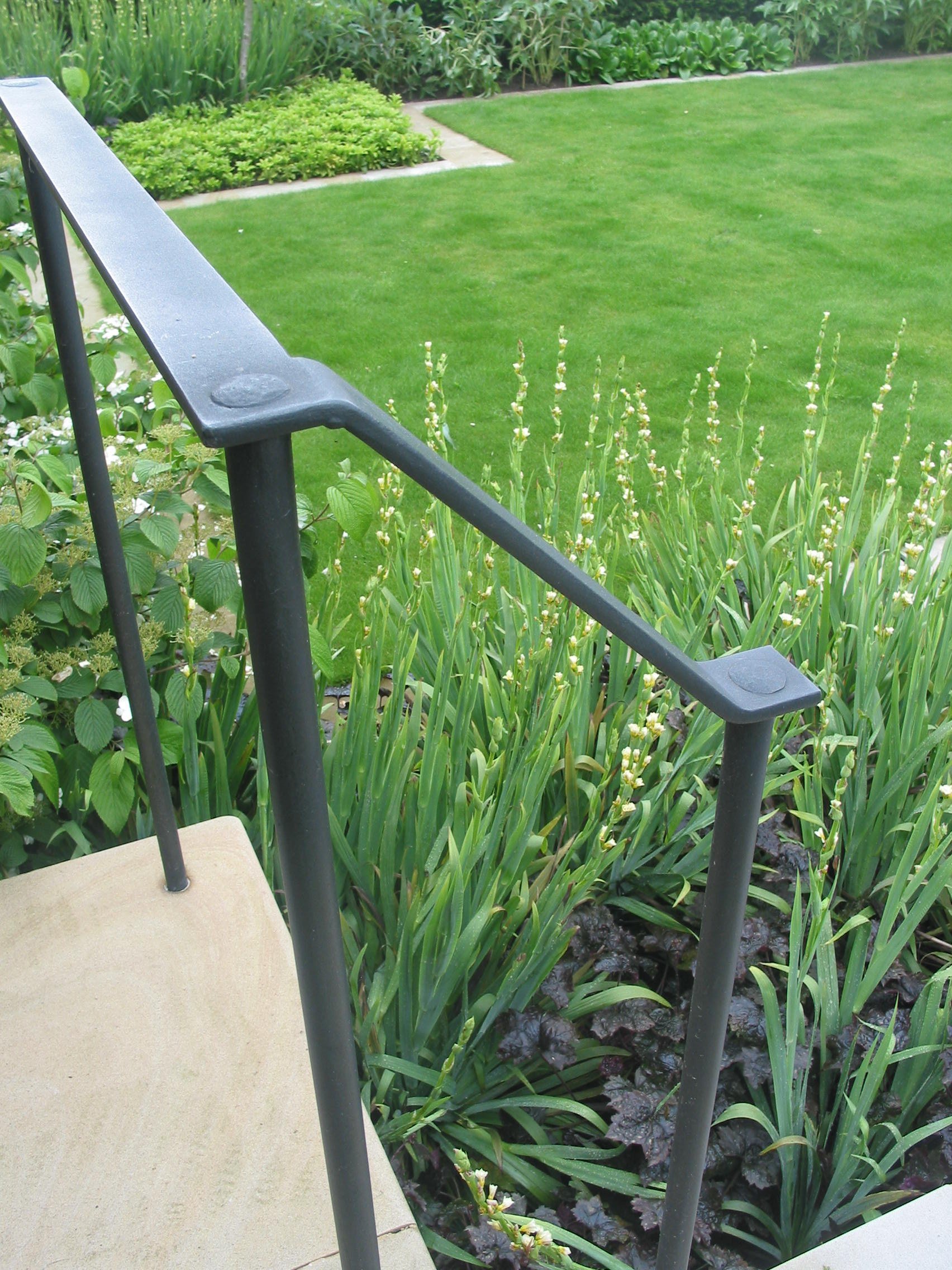 Flatbar handrails (design Simon Foot of Janine Stone, executed JC)
