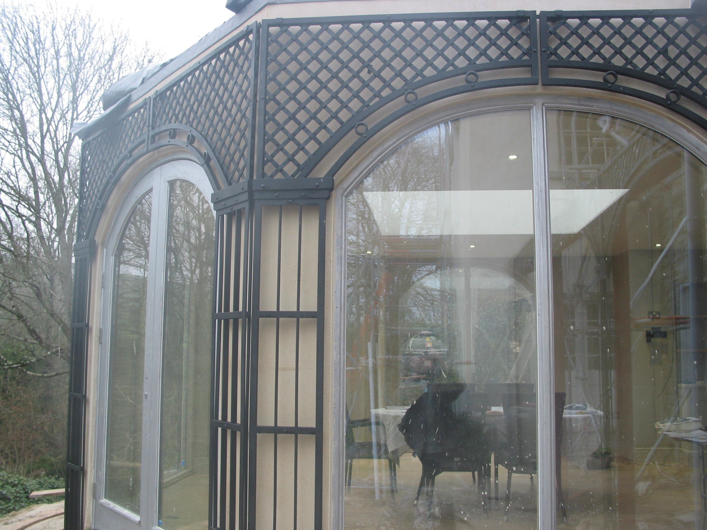 Woven screens (design Harrison Sutton Partnership, detail and execution JC)
