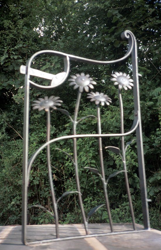 Sunflower gate